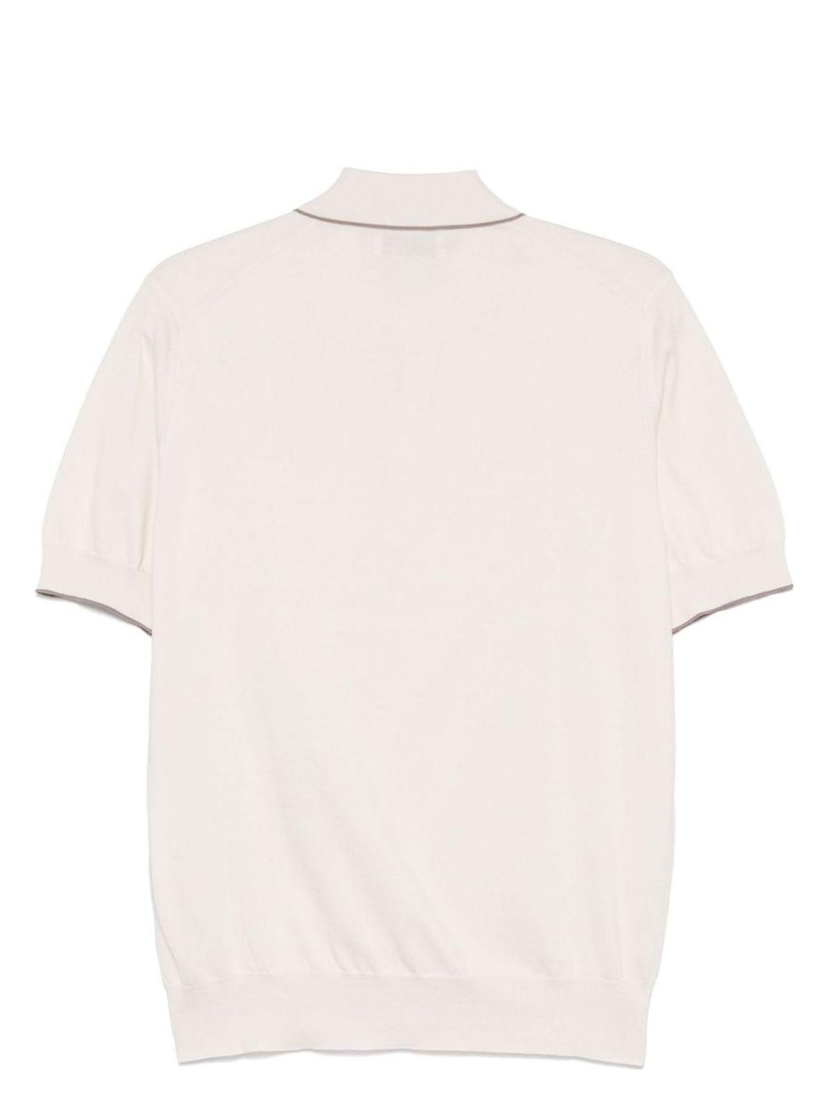 Brunello Cucinelli Men's Cotton Knitted Polo Shirt