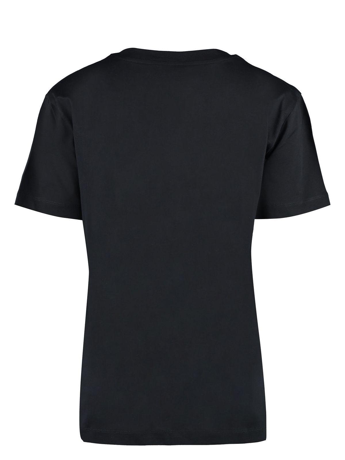 Patou Women's Street Style Logo T Shirt in Black