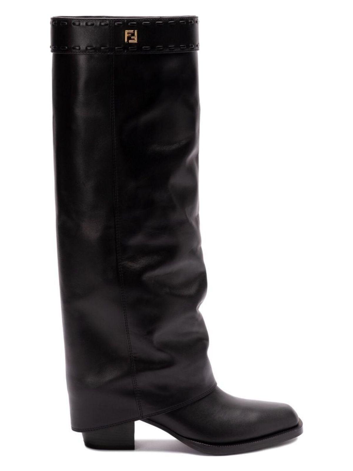 Women's Fendi Show High Boots in Black