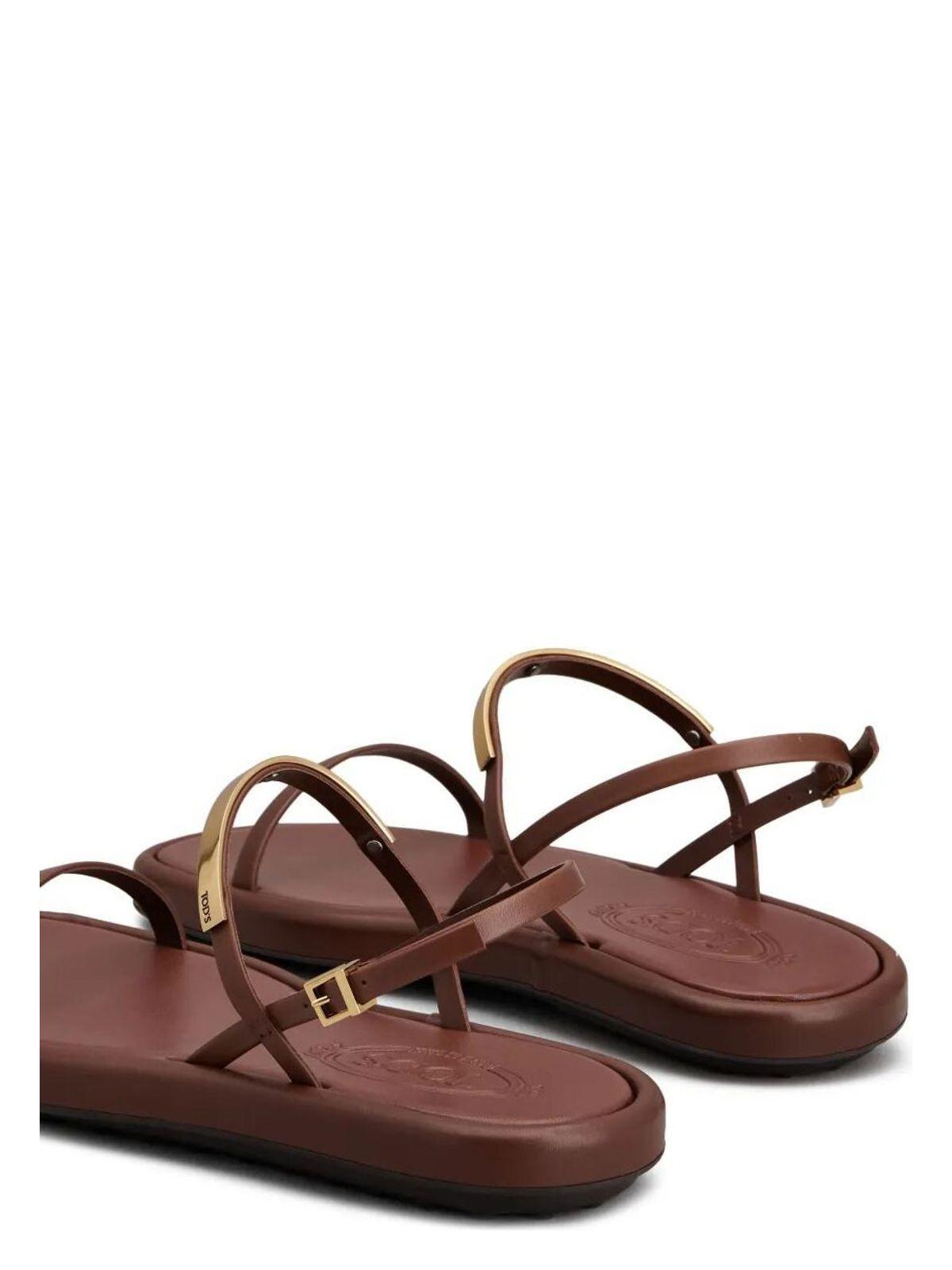Tod's Women's Sandalo In Pelle in Brown