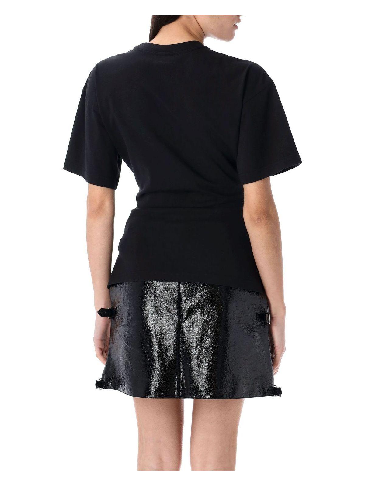 Courrèges Women's Fitted T-Shirt in Black