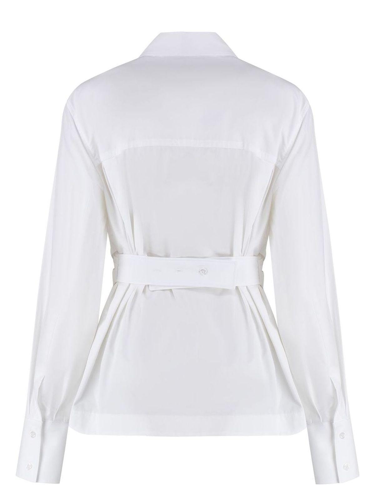 Max Mara Sportmax Women's Oggi Cotton Shirt in White