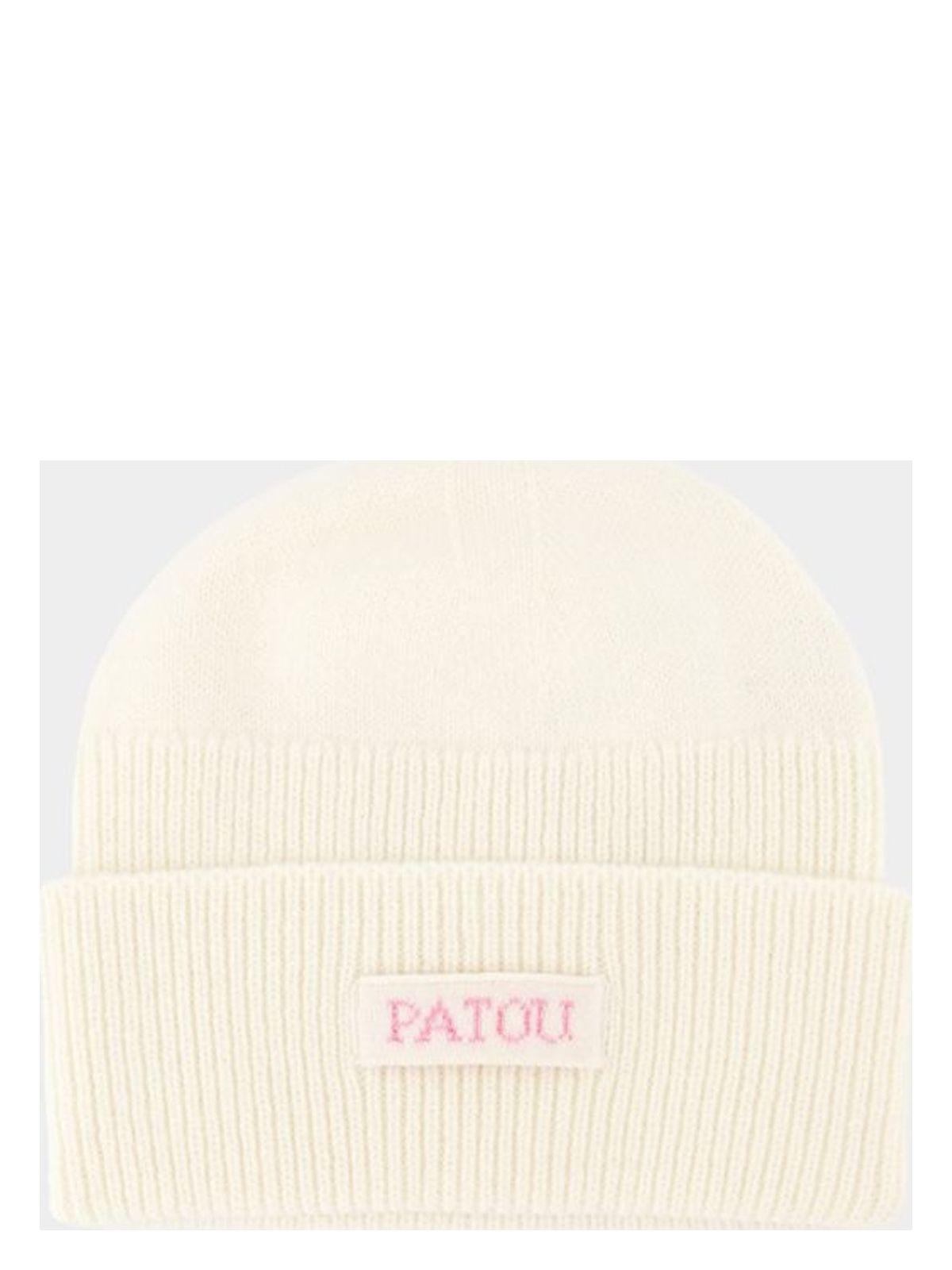 Patou Women's Beanie Hat in White