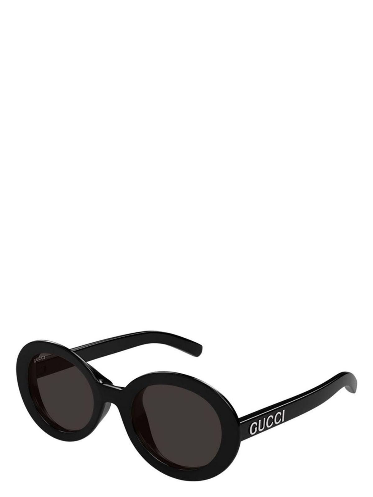 Gucci Women's Oval Sunglasses in Black