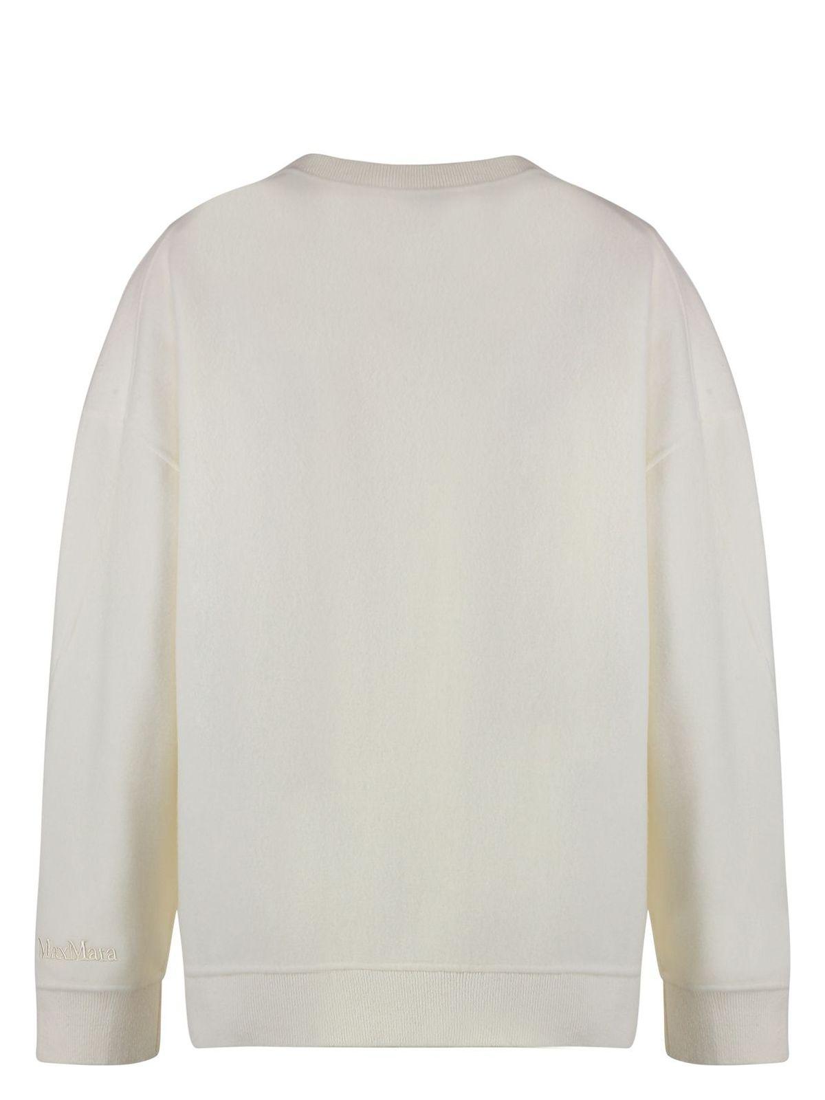 Max Mara Women's Elvira Wool And Cashmere Sweater in White