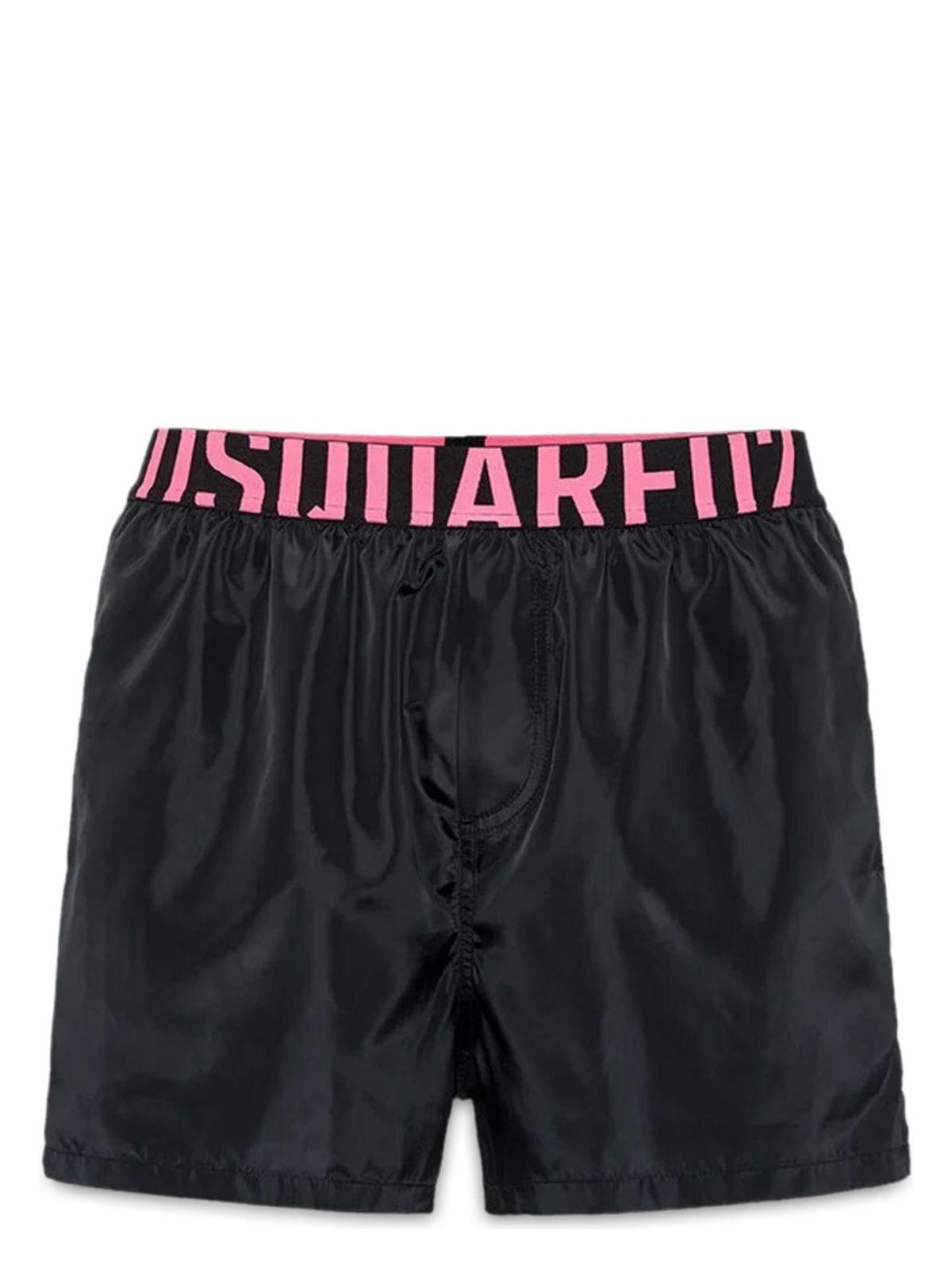 Dsquared2 Men's Swimsuit With Logo in Black