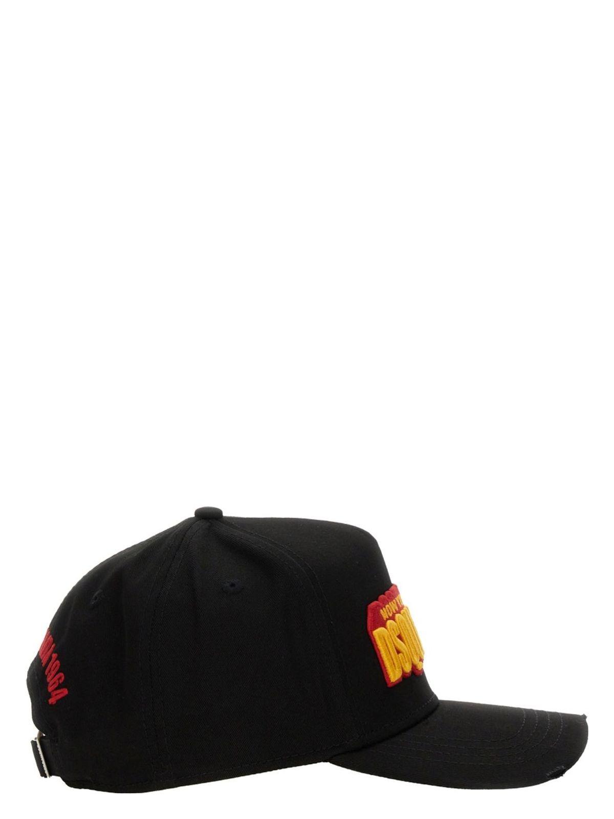 Dsquared2 Men's Baseball Hat With Logo in Black