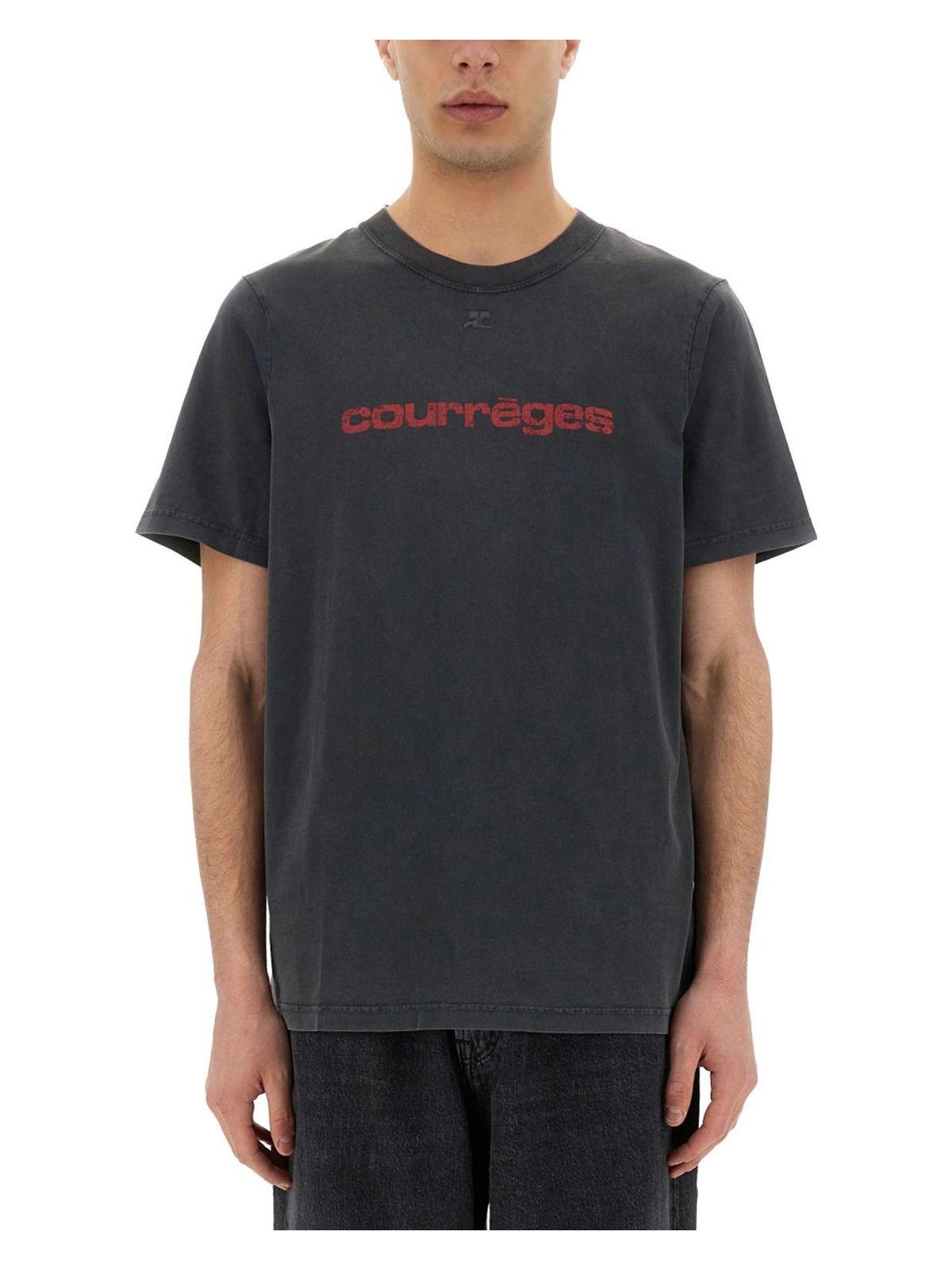 Courrèges Men's Logo Print T-shirt