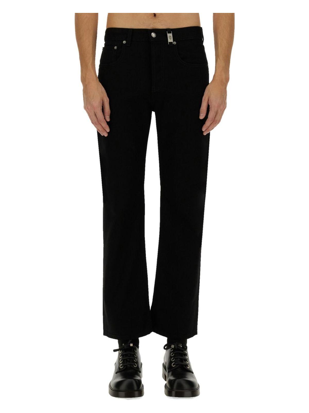 Alexander Mcqueen Men's Cotton Pants and Denim Jeans in Black