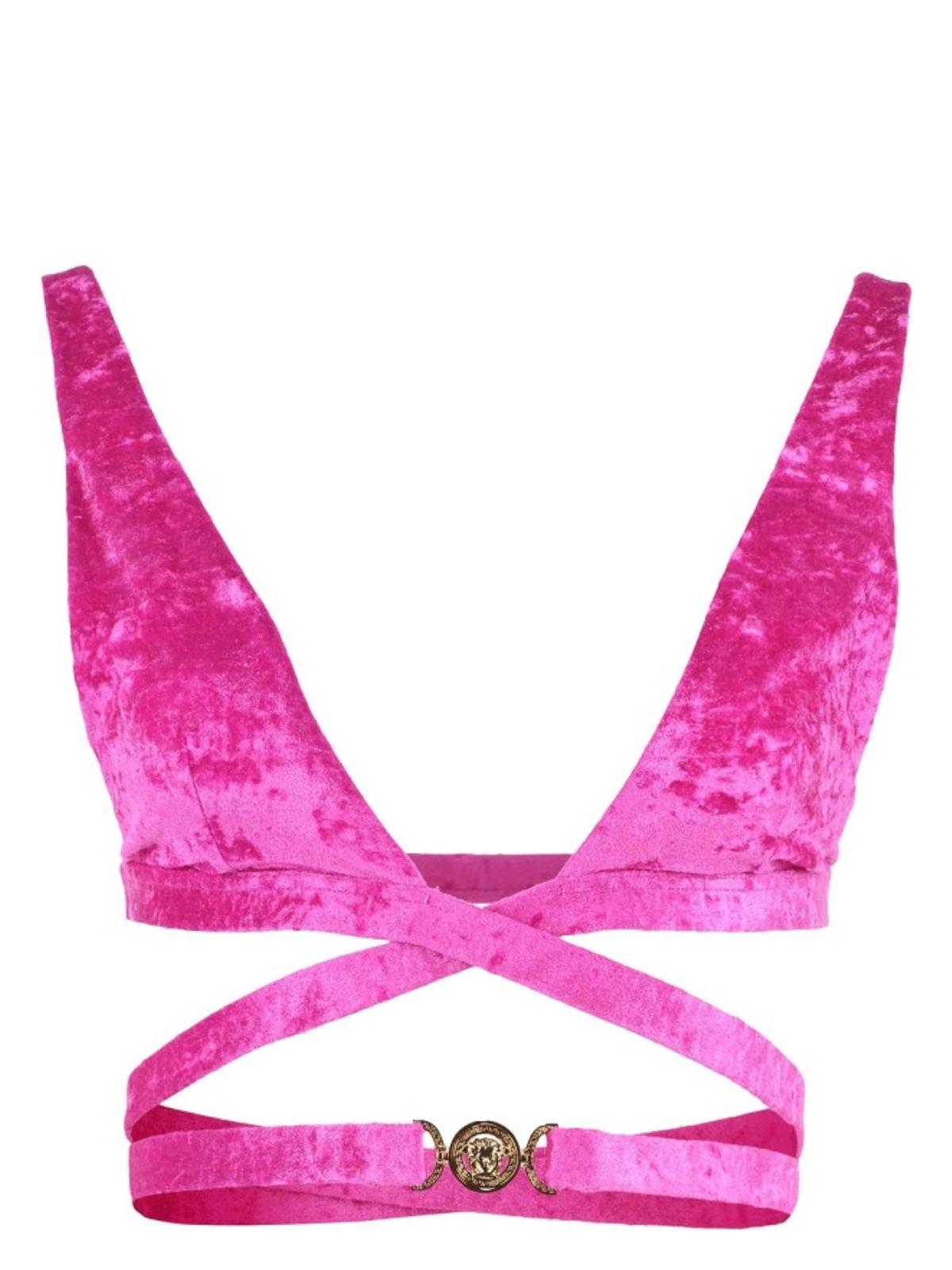 Versace Women's Medusa Bikini Top in Pink