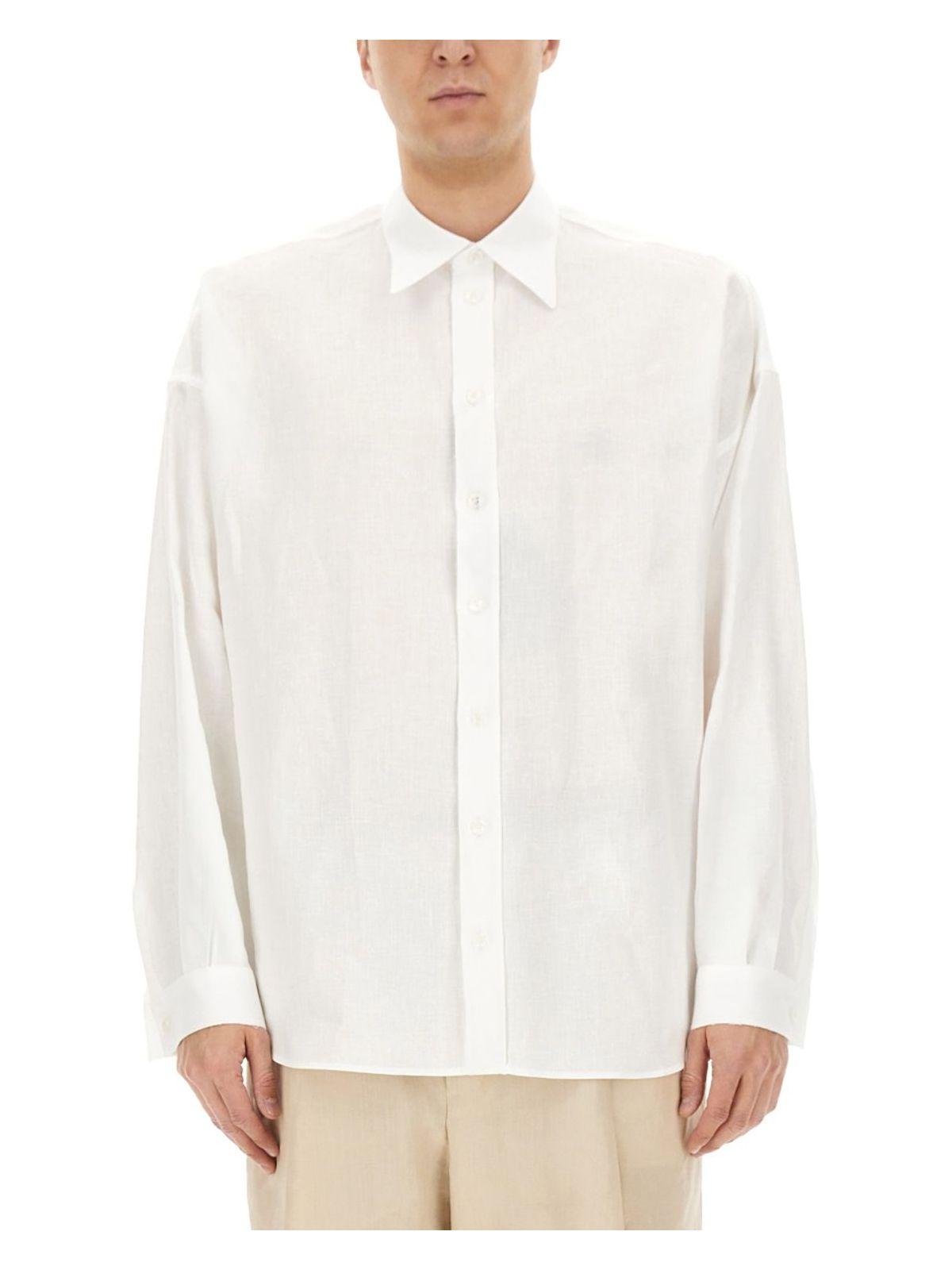 Dolce & Gabbana Linen Shirt in White