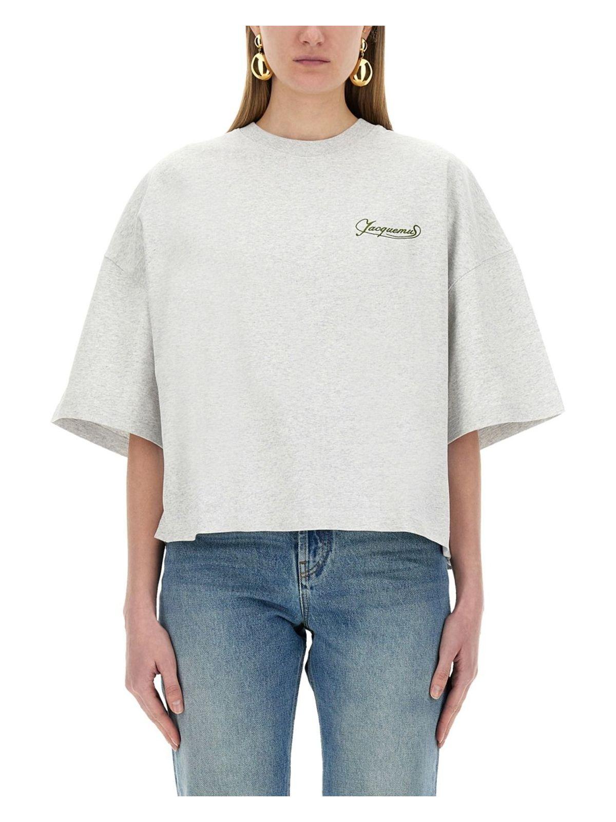 Jacquemus Women's The Short Shirt in Grey