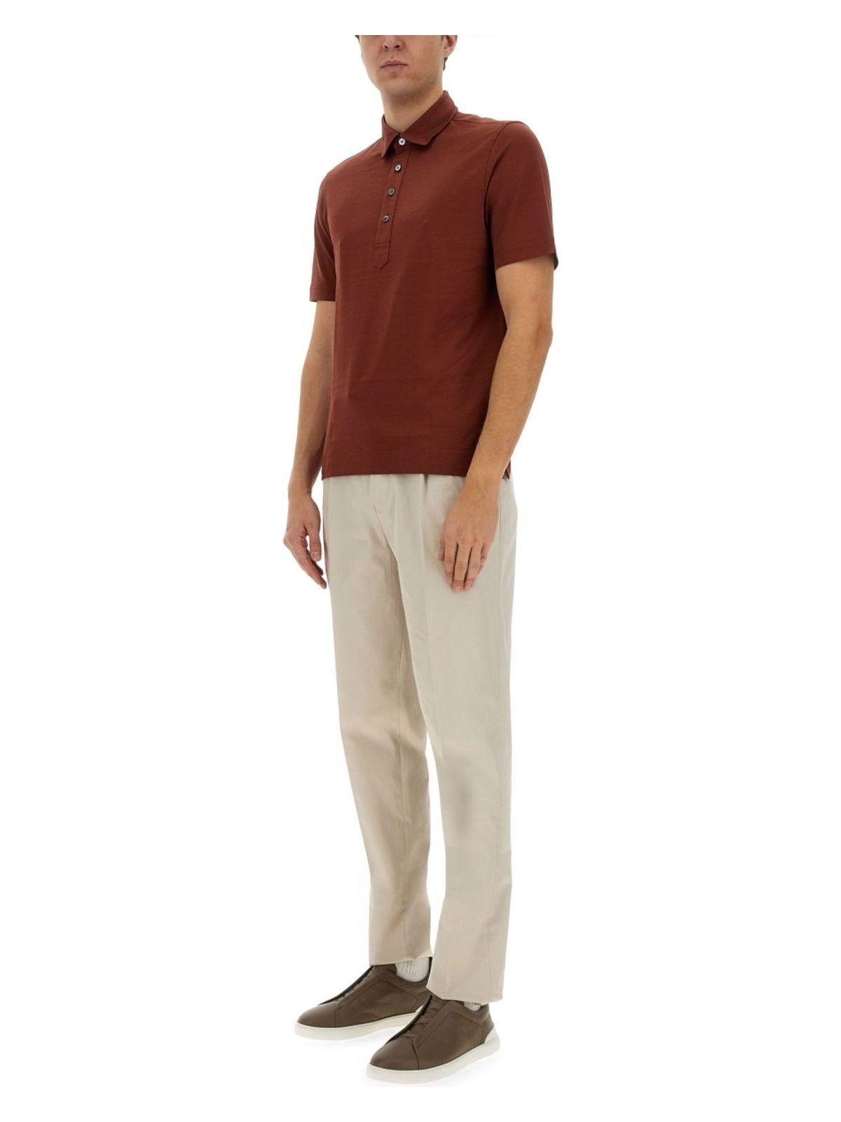 Zegna Men's Premium Cotton Polo Shirt