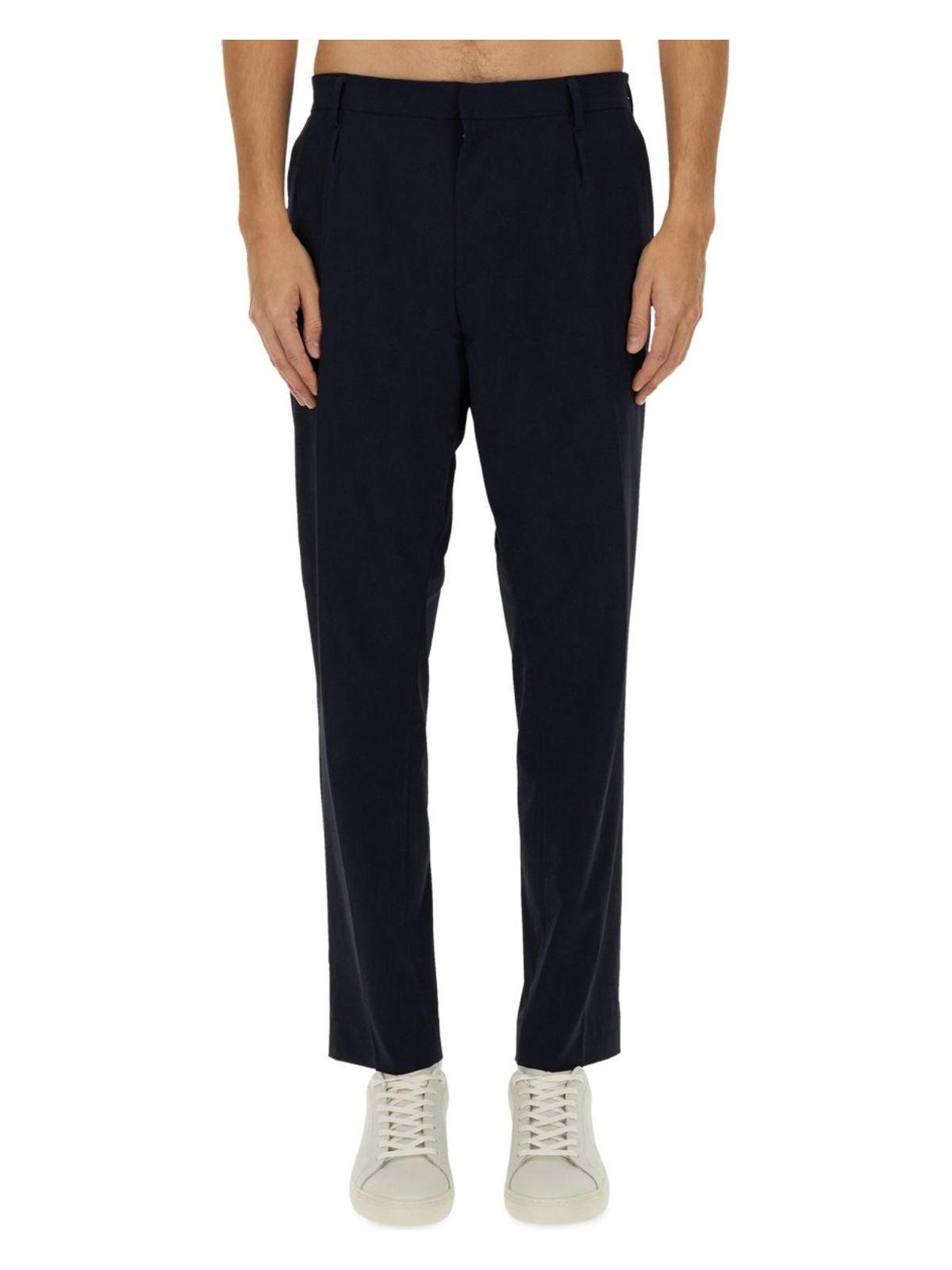 Paul Smith Men's Straight Leg Pants in Blue