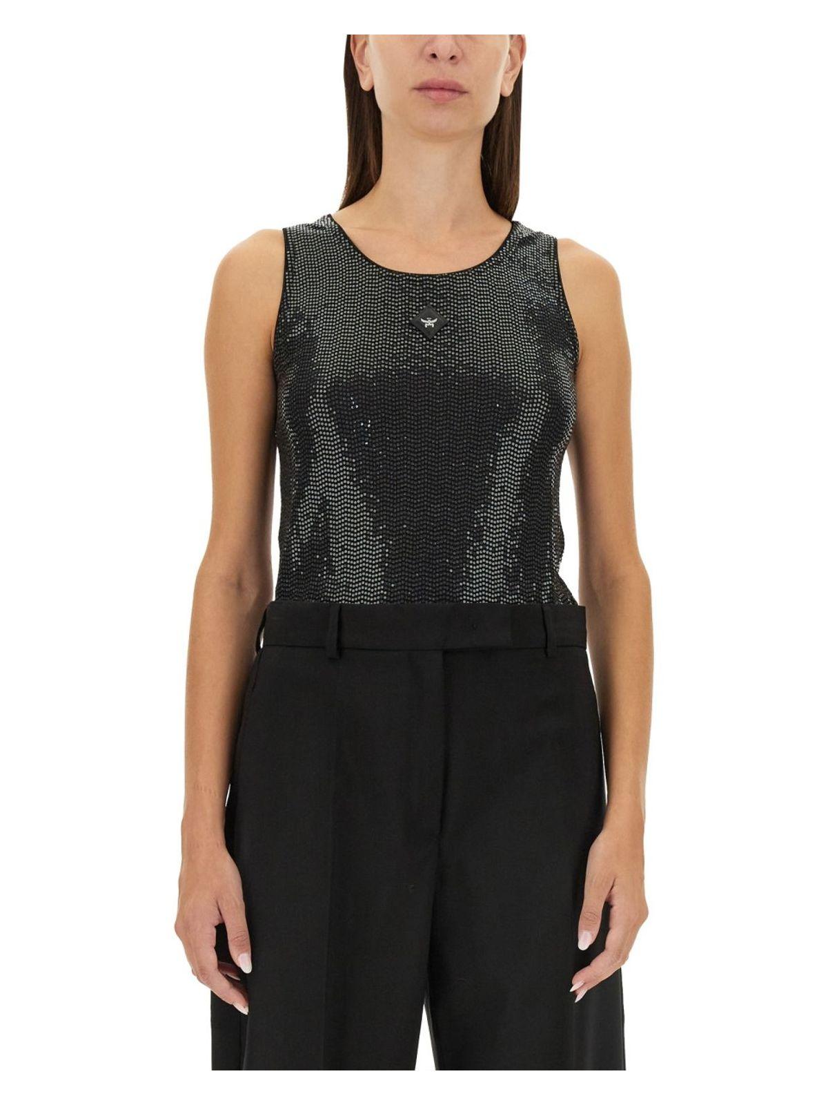 Mcm Women's Tank Top in Black