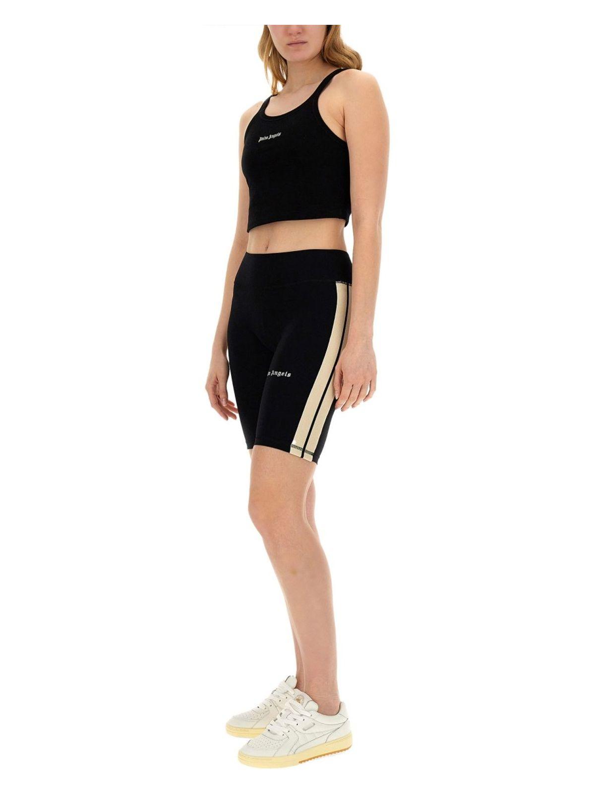 Palm Angels Women's Tank Tops and Logo Tops in Black and White