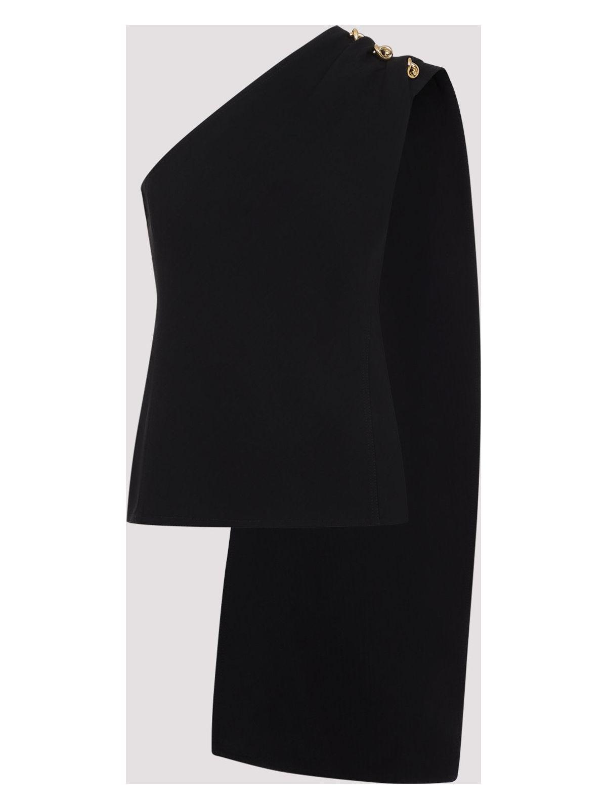 Bottega Veneta Women's One-Shoulder Top and Asymmetric Top in Black