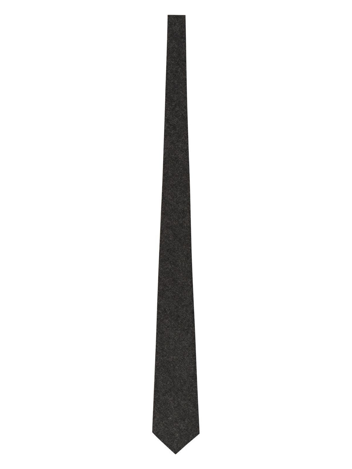 Bottega Veneta Men's Wool Tie in Grey