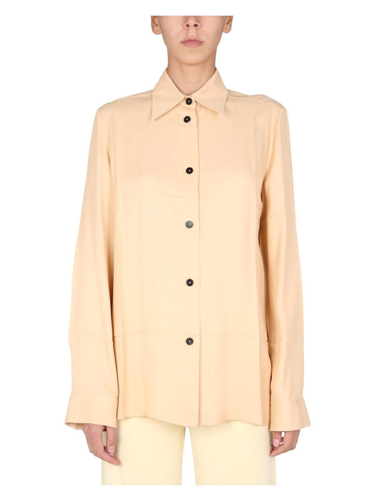 Jil Sander Women's Boxy Fit Shirt in Nude