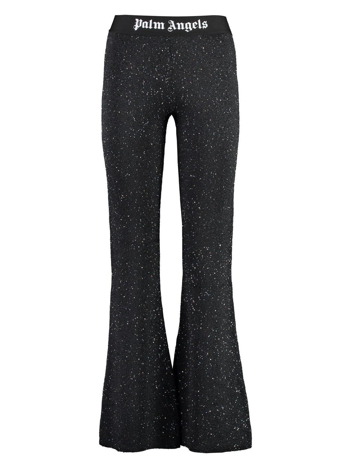 Palm Angels Soiree Knit Logo Trousers