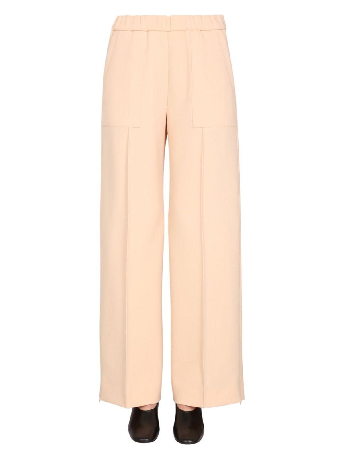 Jil Sander Women's Wool Pants in Nude