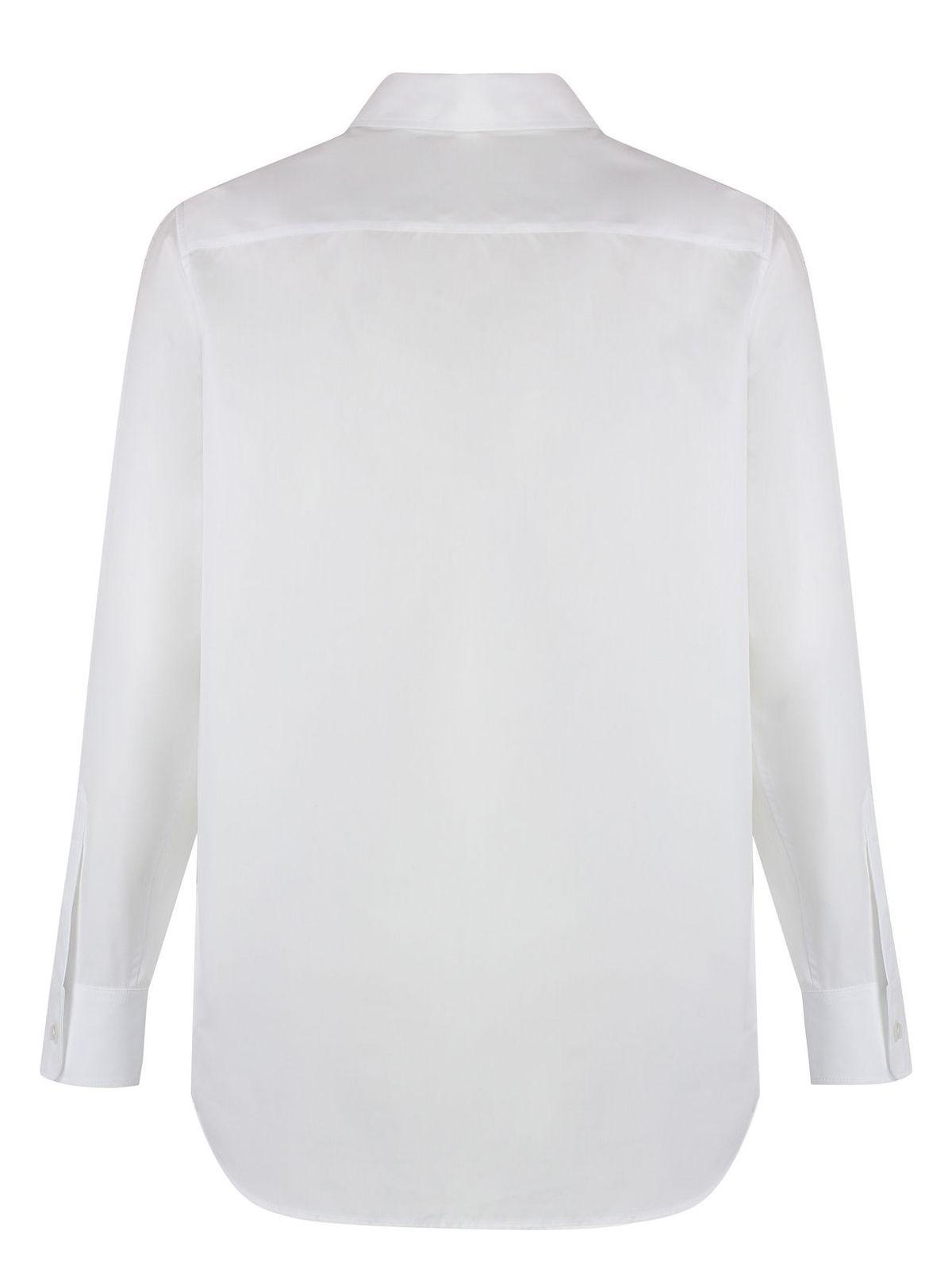 Celine Women's Tomboy Cotton Poplin Shirt in White