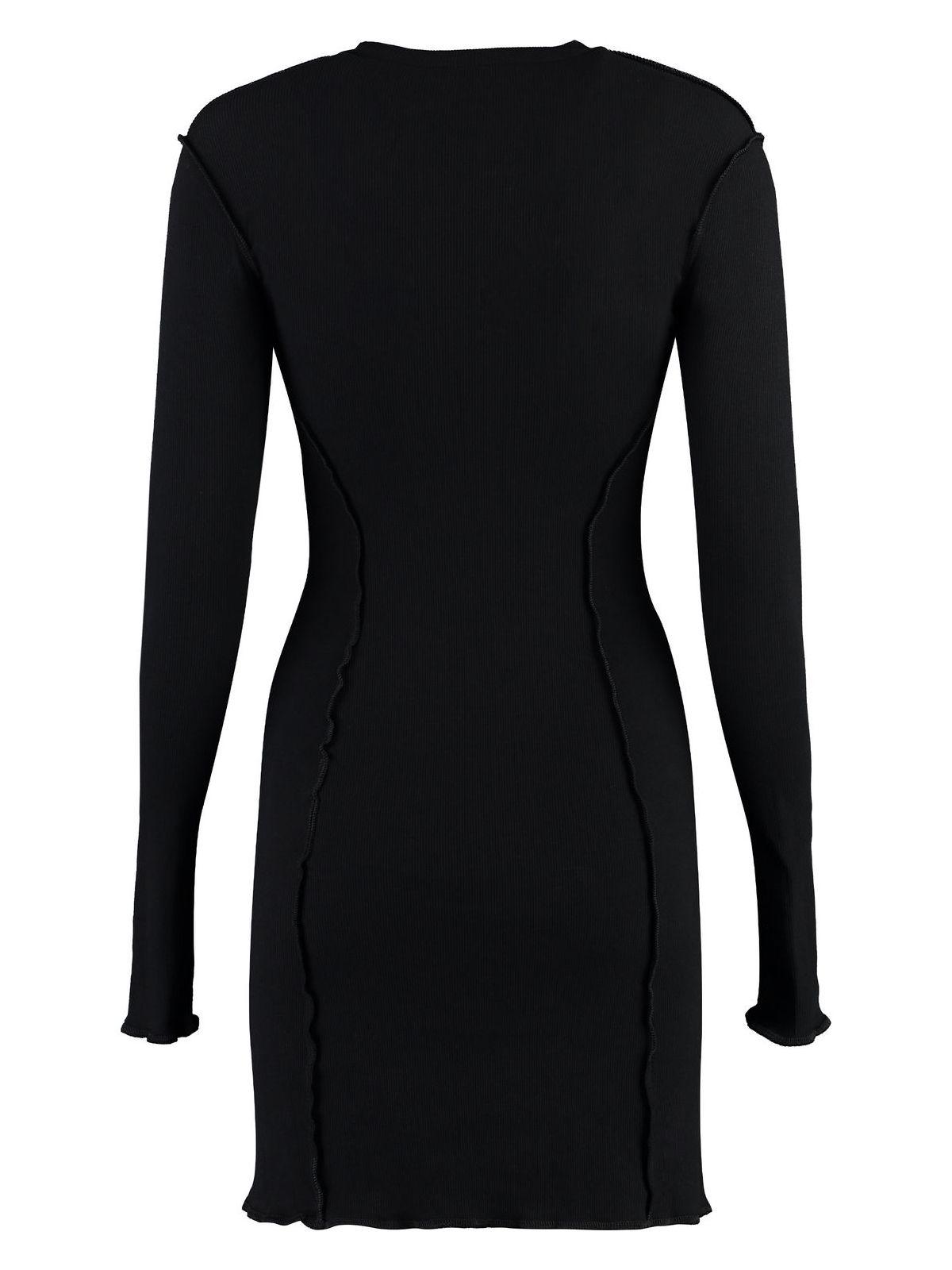 Palm Angels Women's Jersey Mini Dress in Black