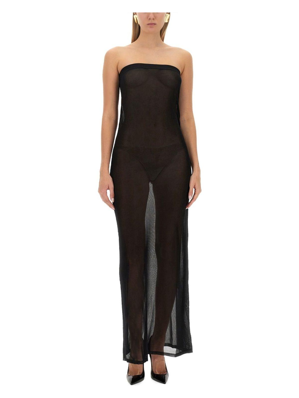 Saint Laurent Women's Strapless Dress in Black