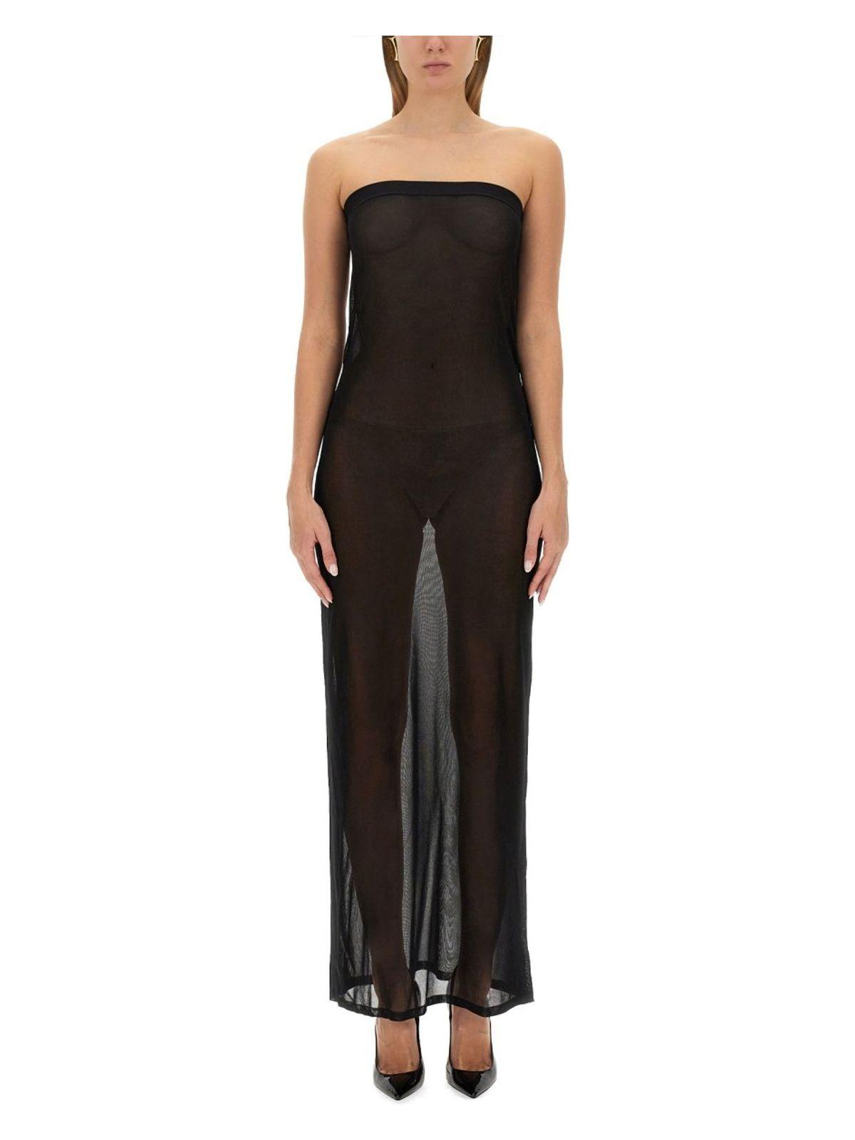 Saint Laurent Women's Strapless Dress in Black