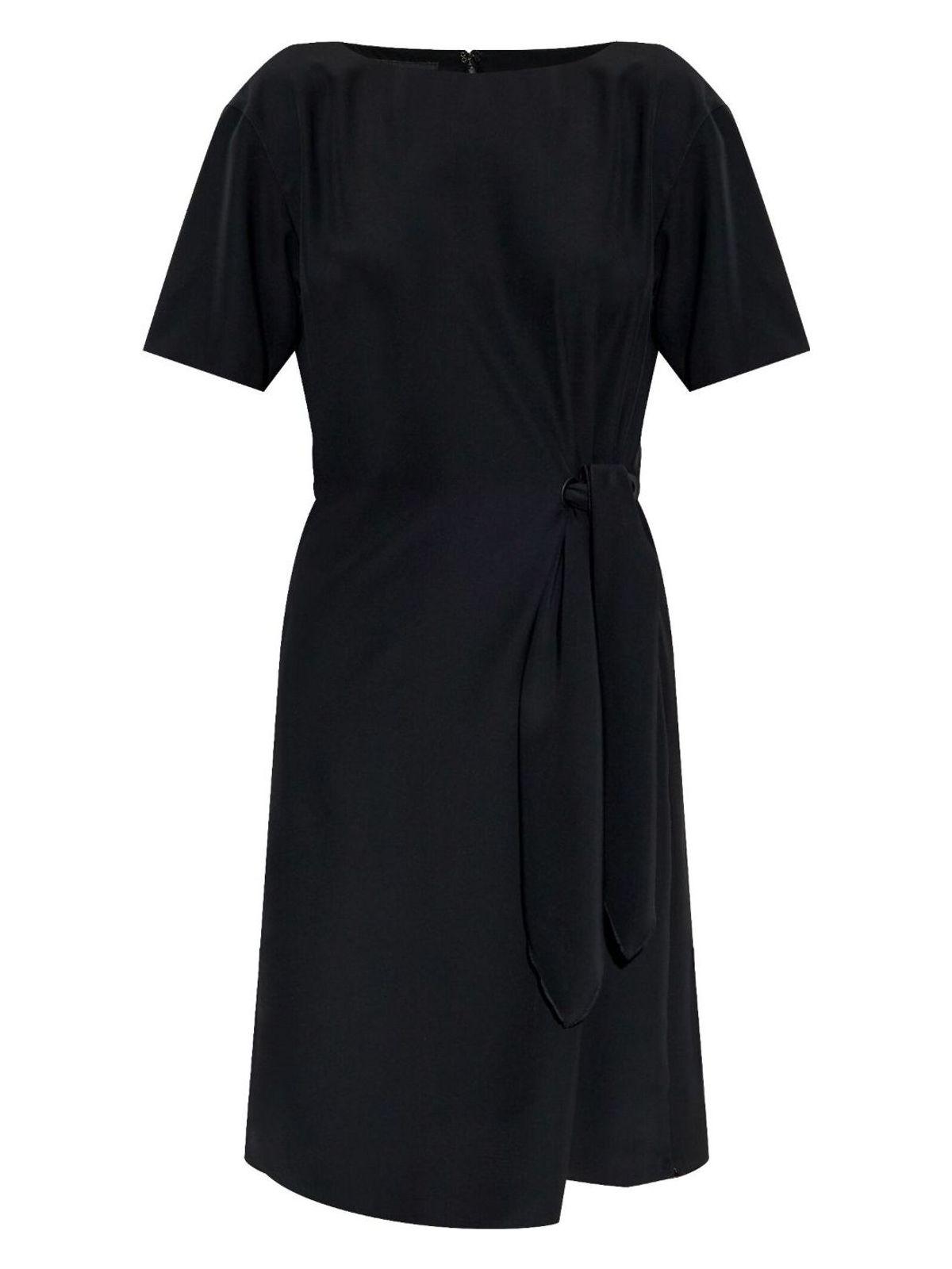 Emporio Armani Women's Midi Dress in Black