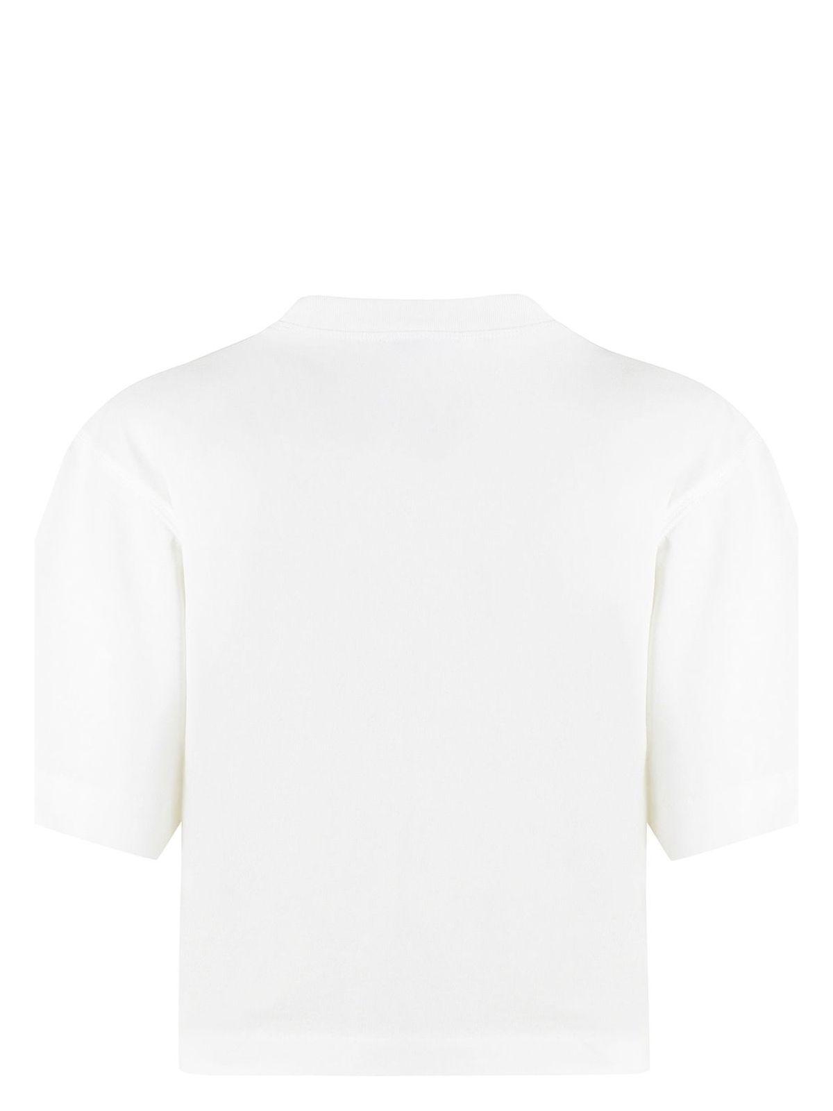 Off-White Women's Big Logo Bookish Crop Tee