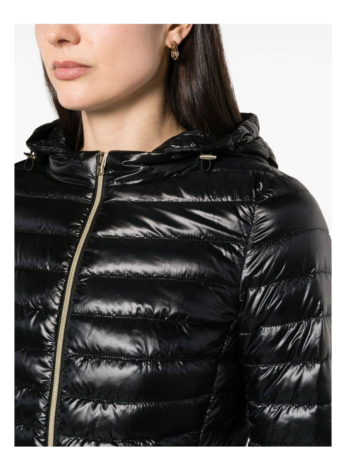 Herno Women's Nylon Short Down Jacket in Black