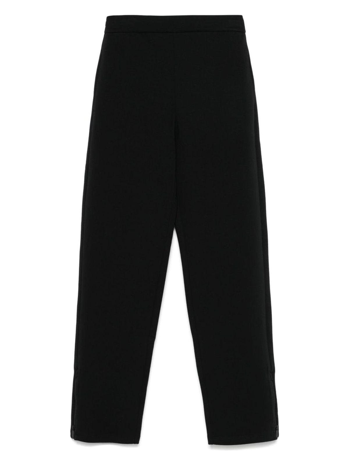 Emporio Armani Women's Cotton Trousers in Black