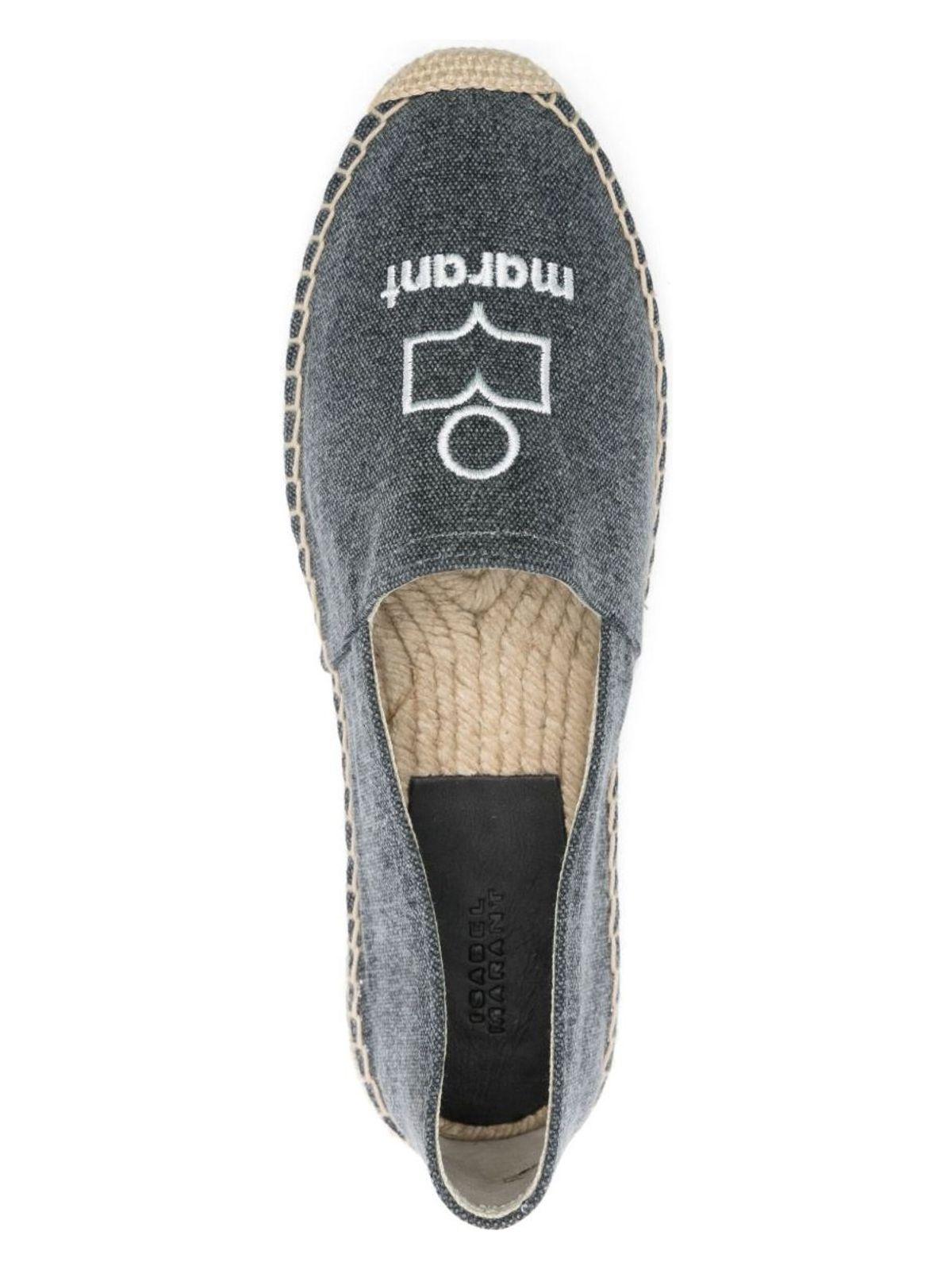 Isabel Marant Women's Canae Cotton Espadrilles Sandal in Black