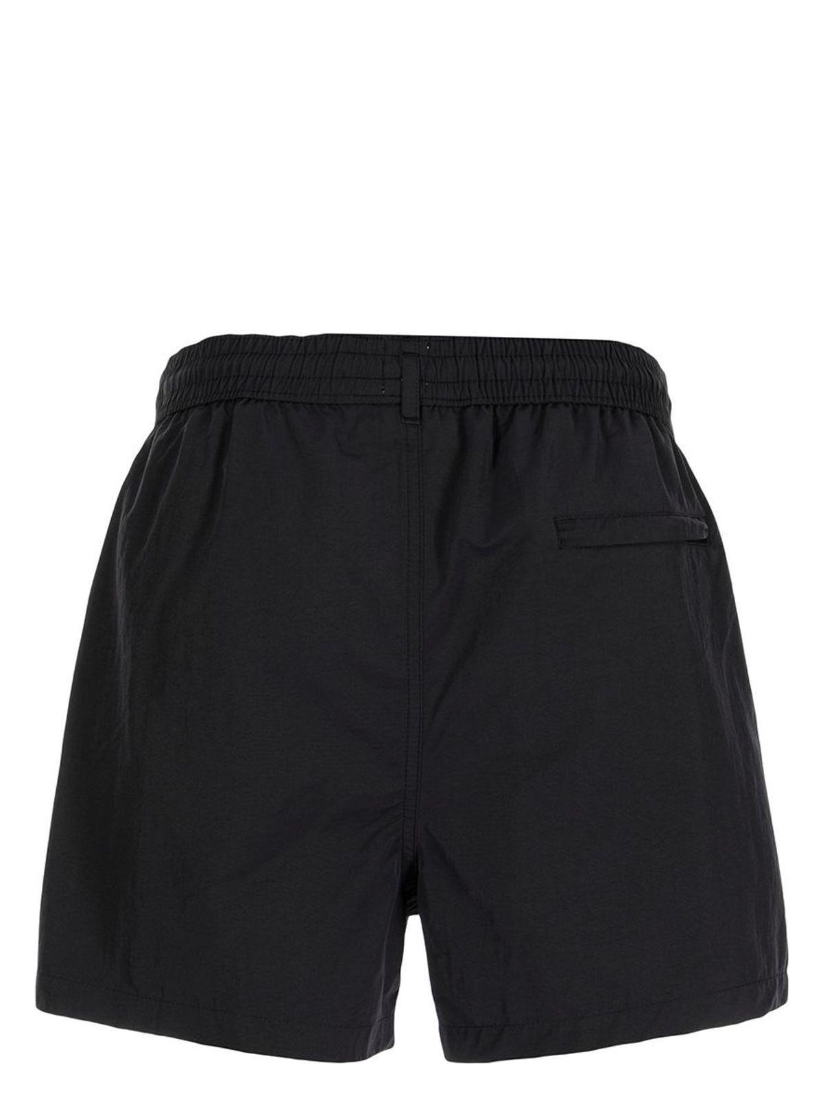 Paul Smith Men's Signature Stripe Swim Shorts in Black