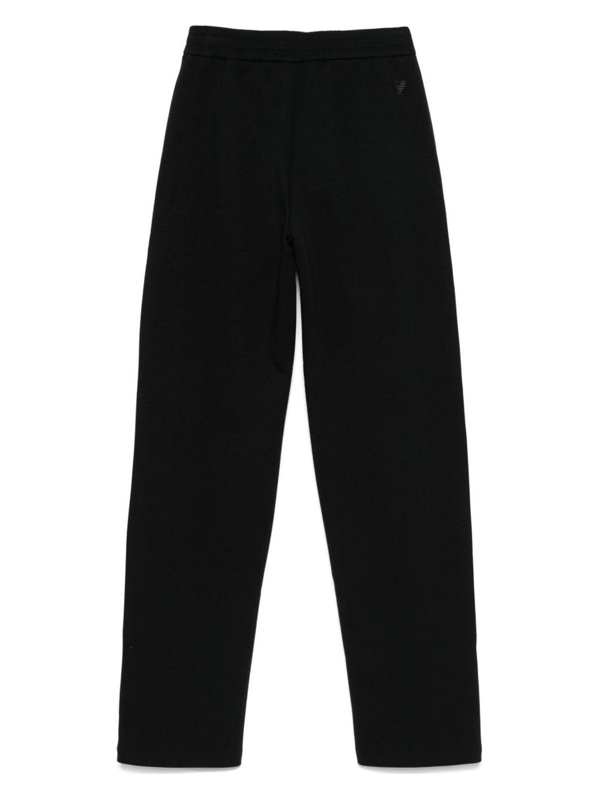 Emporio Armani Women's Cotton Trousers in Black