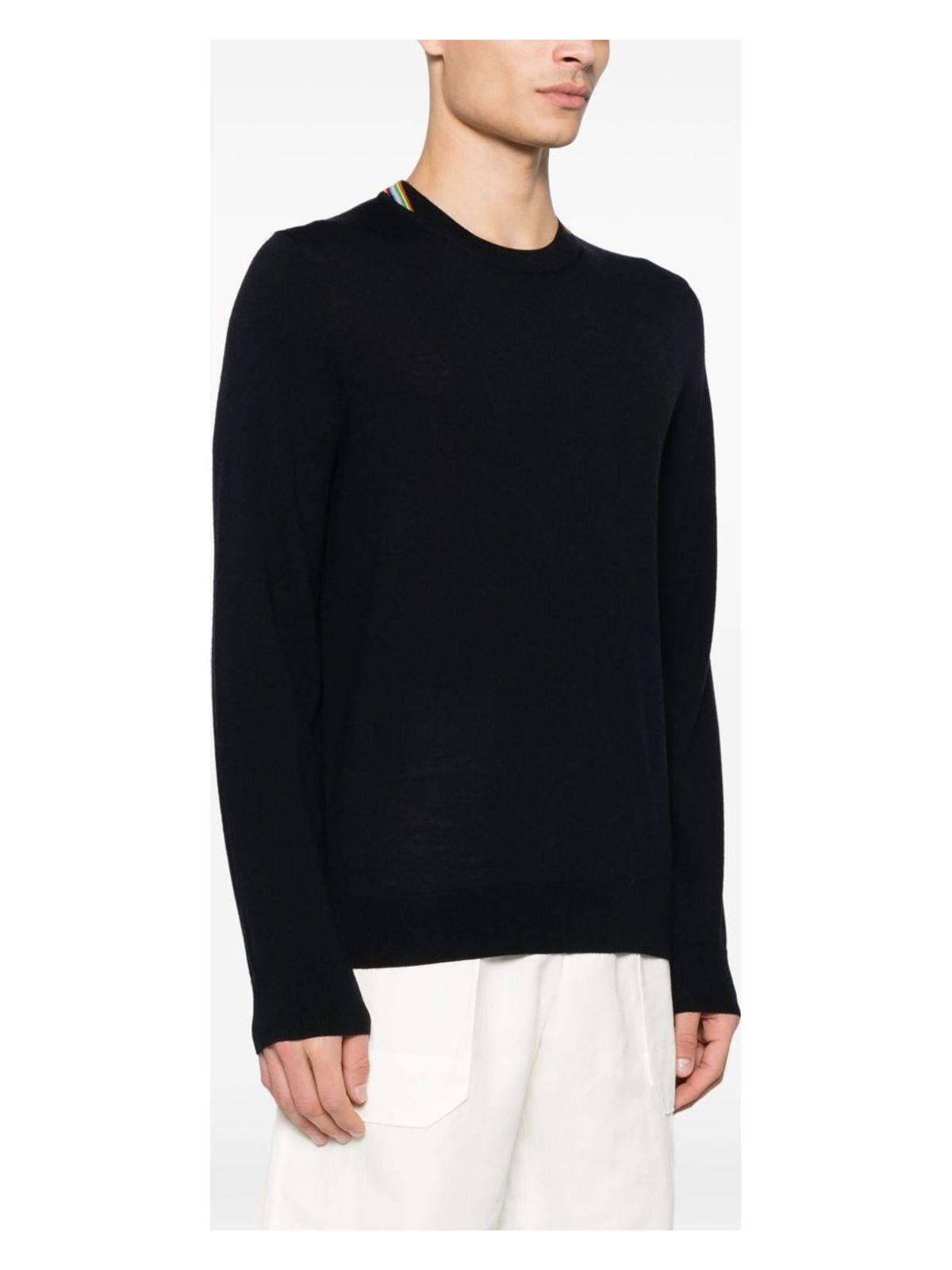 Paul Smith Men's Wool Crewneck Sweater in Blue