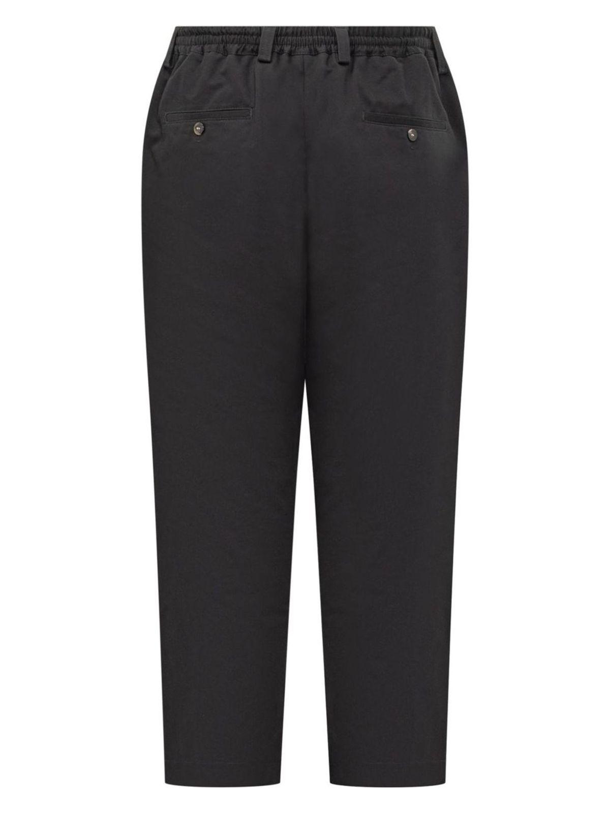 Marni Men's Cotton Cropped Trousers in Black