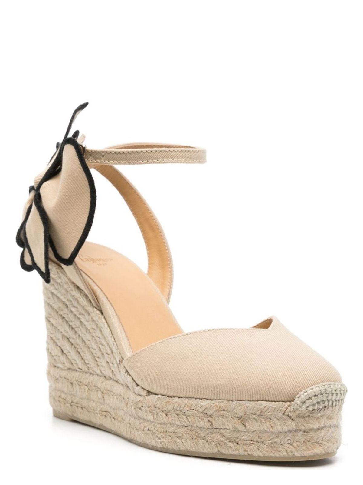 CastaÃ±er Castañer Women's Coco Cotton Espadrilles Sandal in Beige
