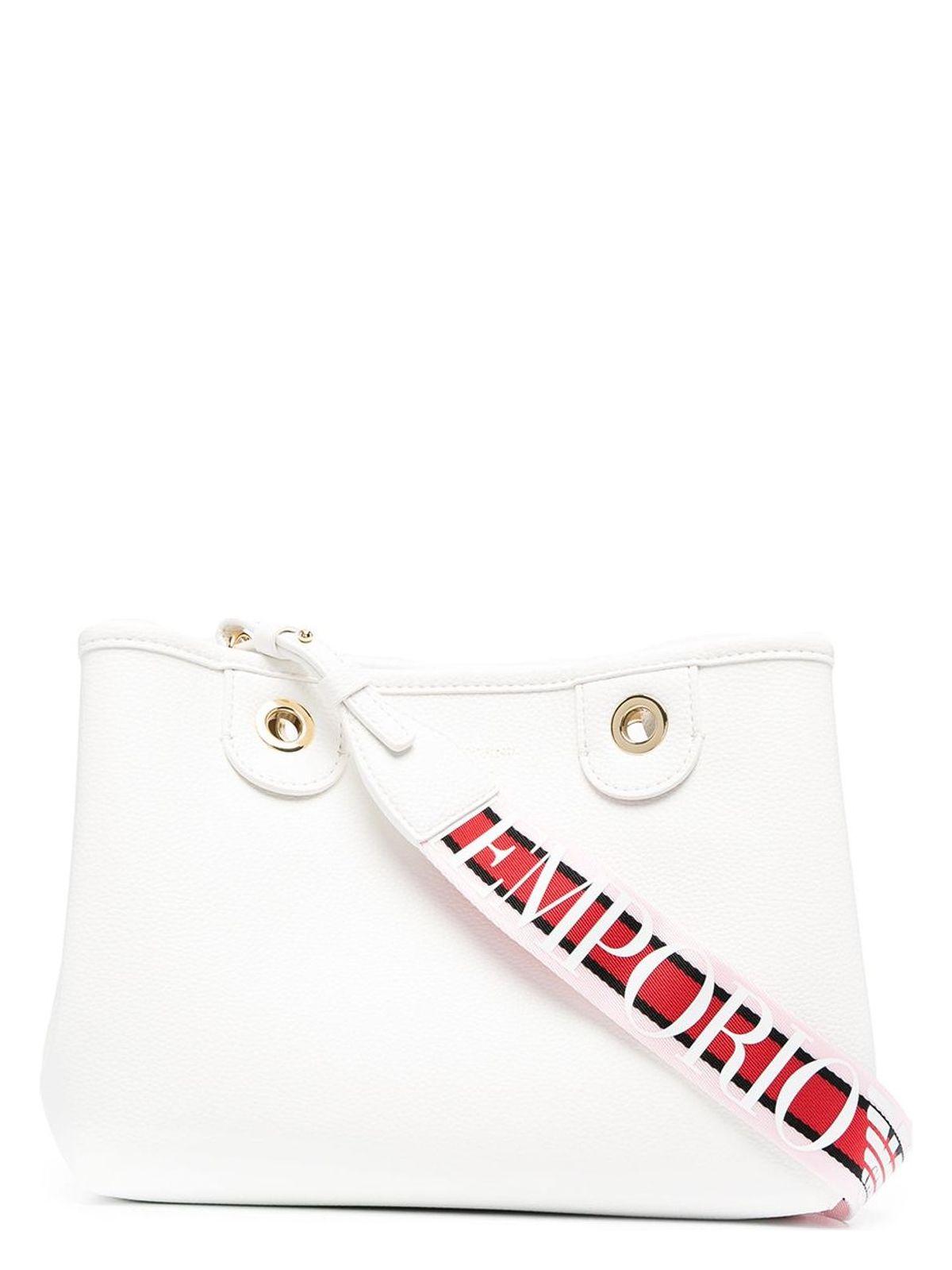 Emporio Armani Women's Myea Small Shopping Bag in White