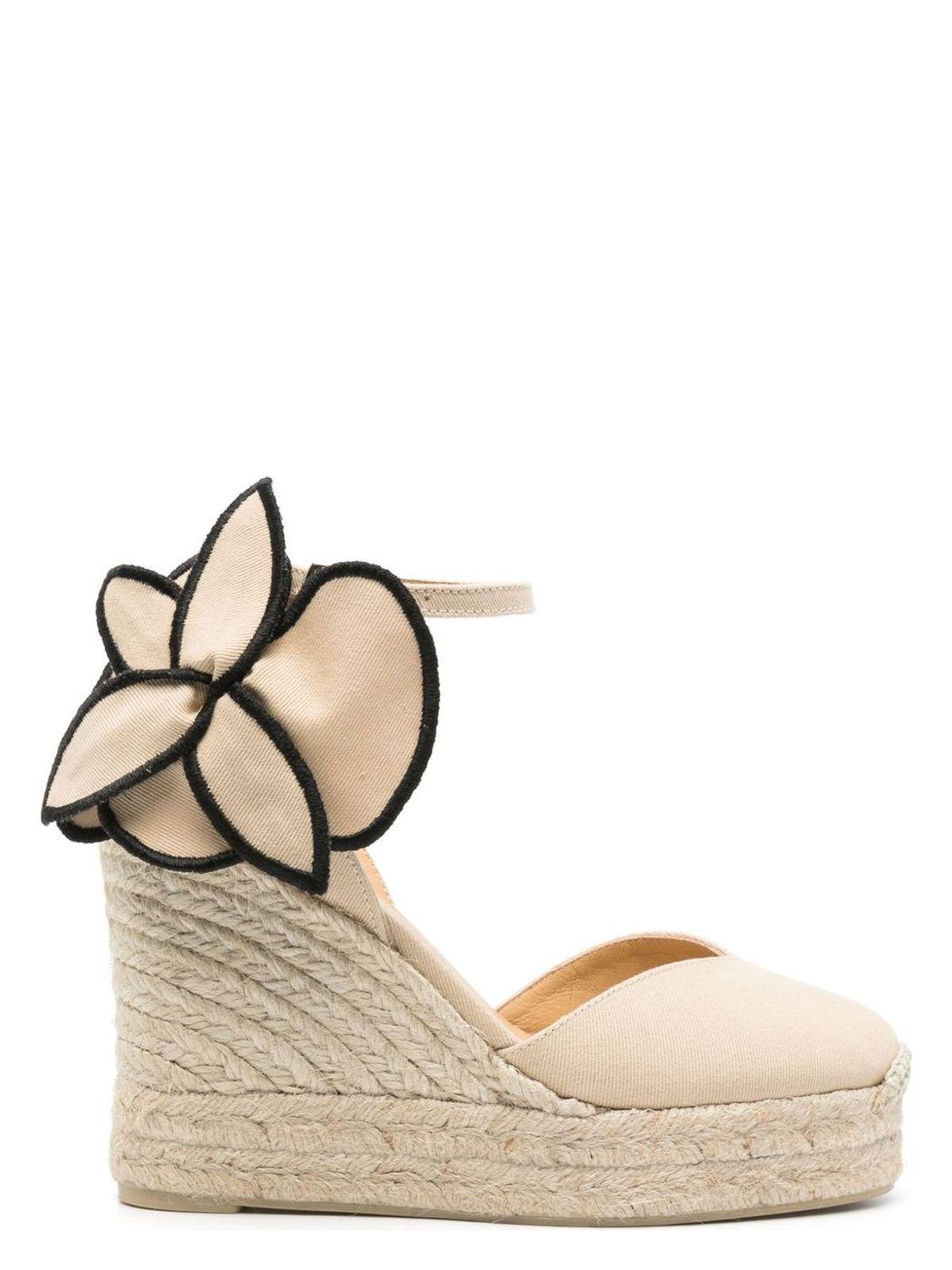 CastaÃ±er Castañer Women's Coco Cotton Espadrilles Sandal in Beige