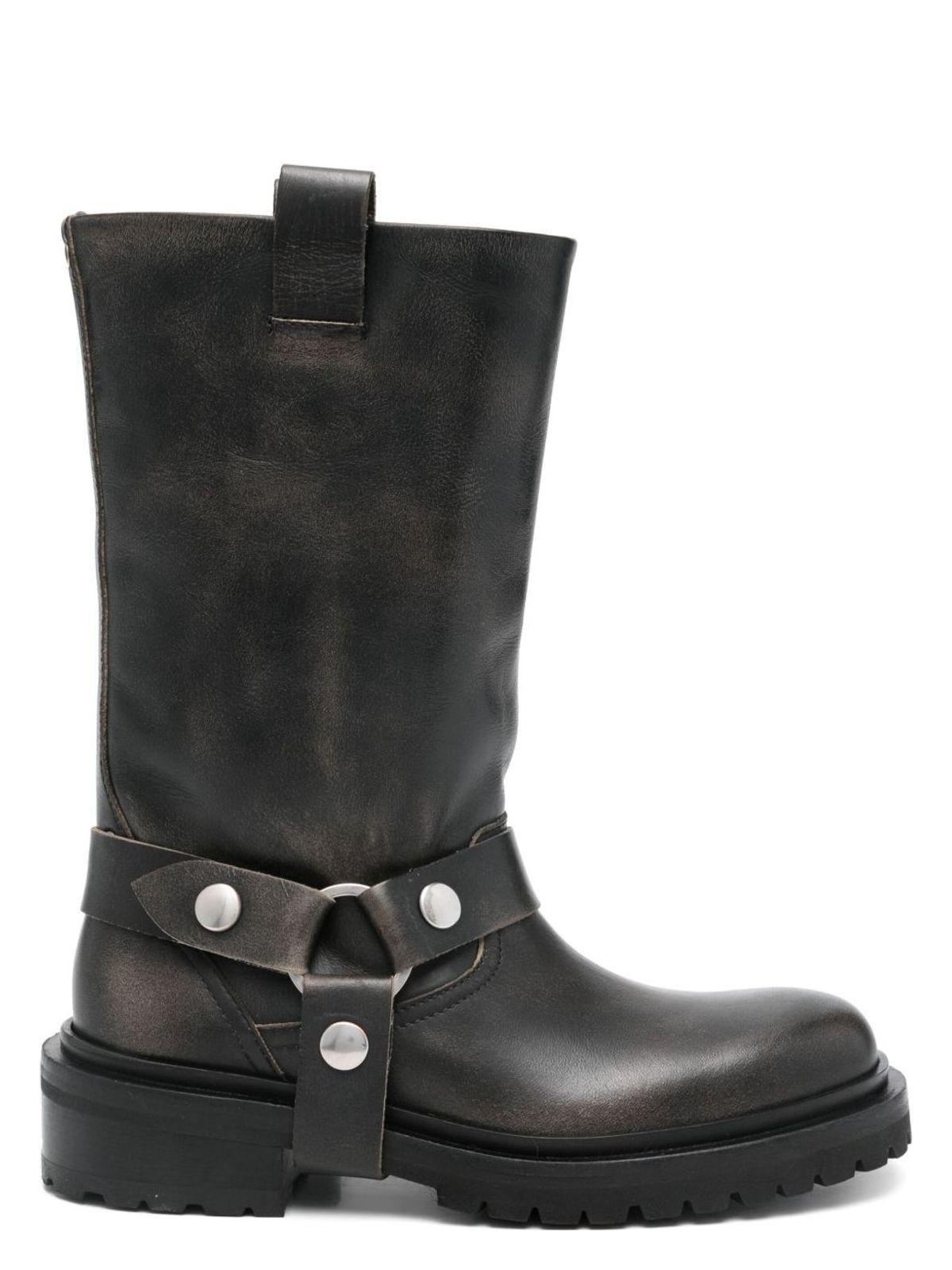Golden Goose Women's Kurt Boots in Black Leather