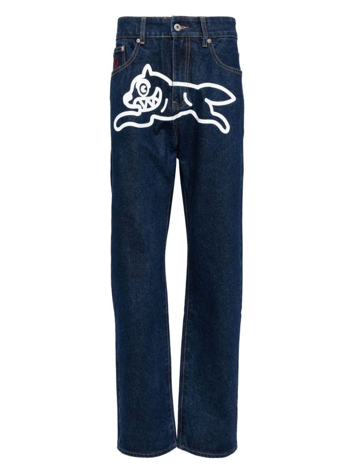 Billionaire Boys Club Men's Running Dog Denim Jeans in Blue