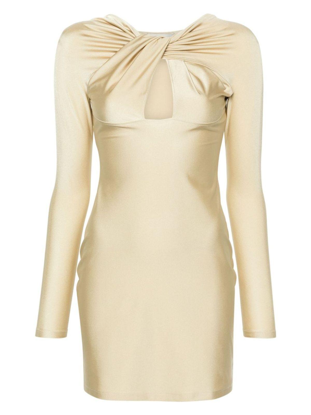 Coperni Women's Twisted Cut-Out Mini Dress
