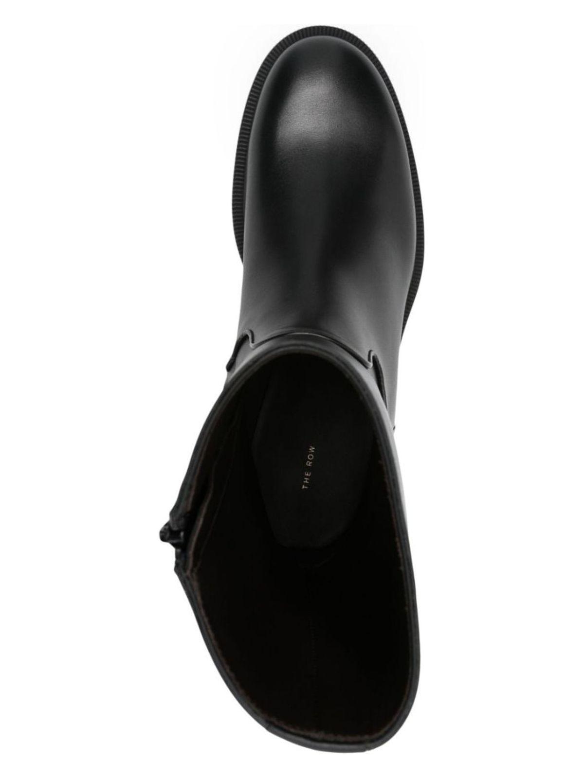 THE ROW Nobilis TR Leather Boot in Black