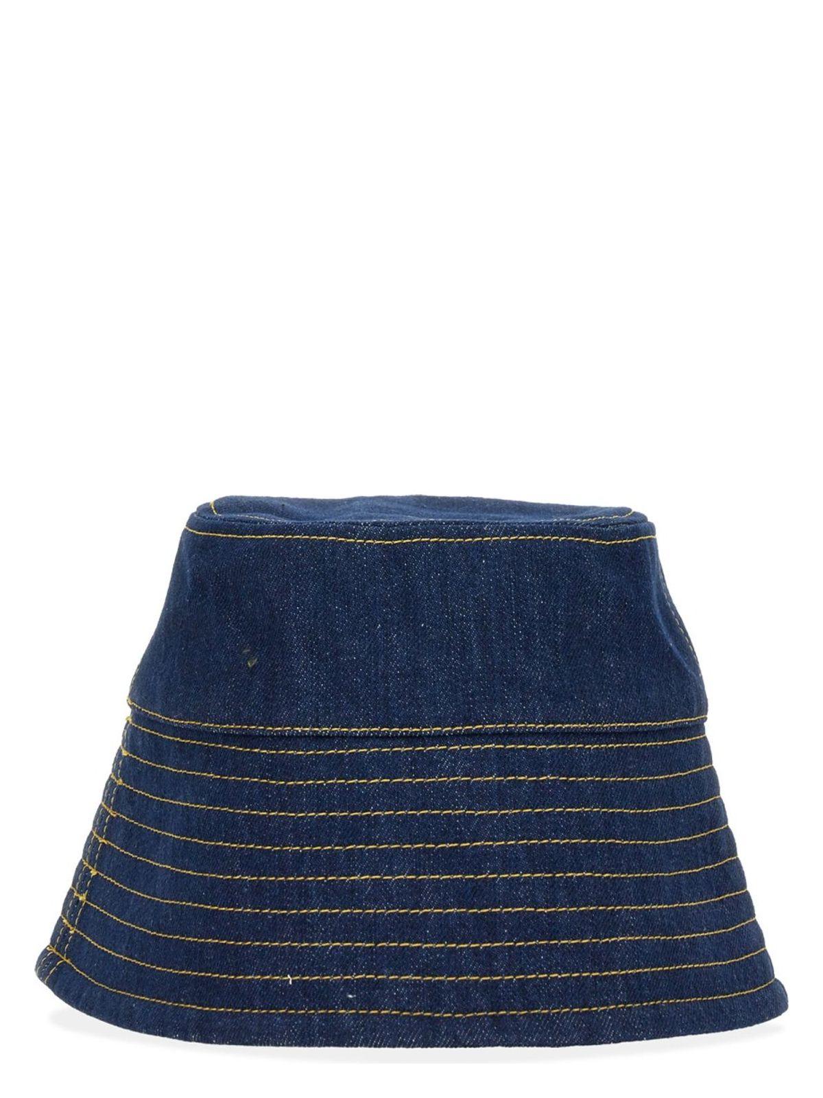 Patou Women's Bucket Hat With Logo in Blue