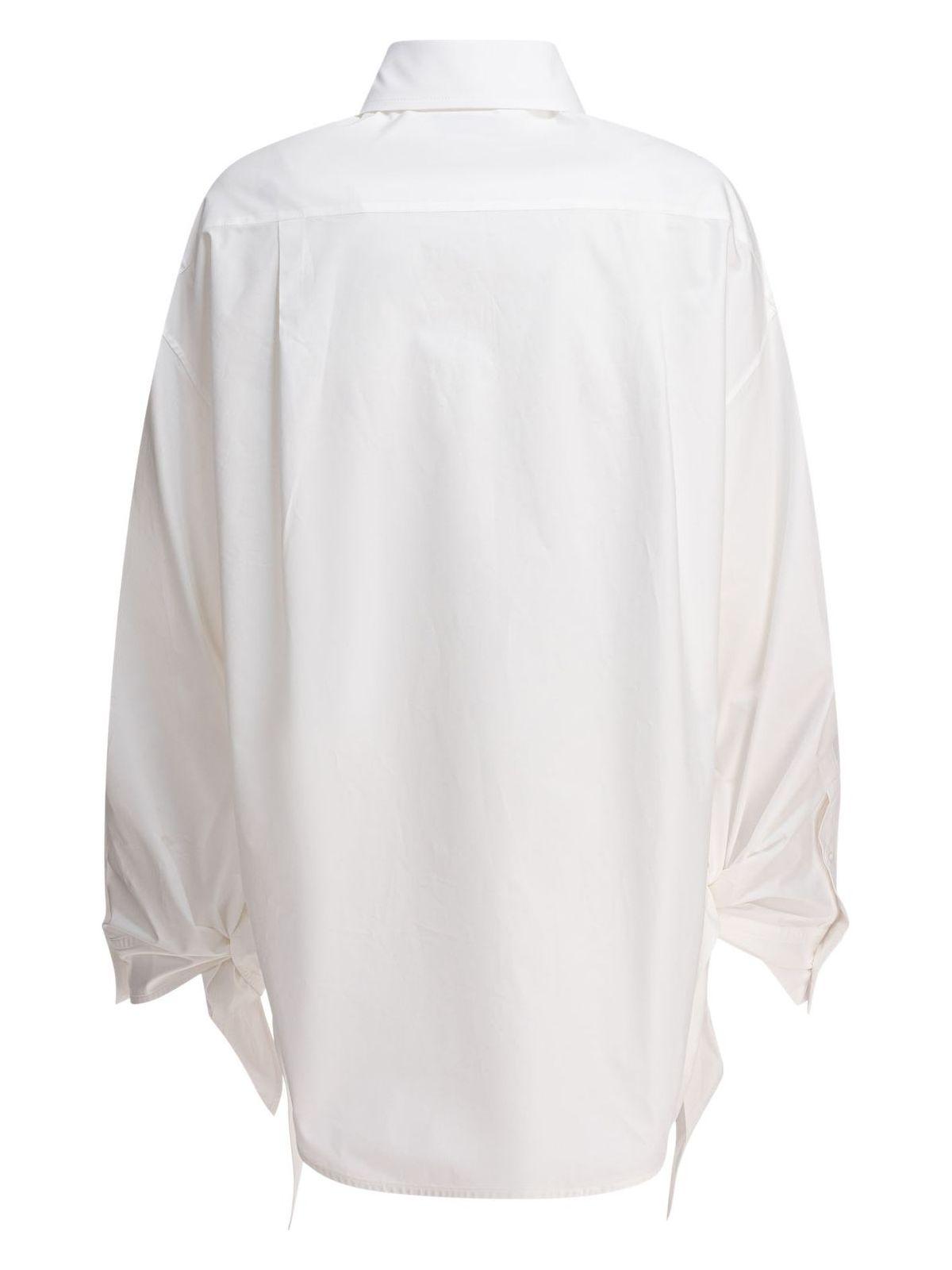 Balenciaga Women's Blouse With Knotted Cuffs