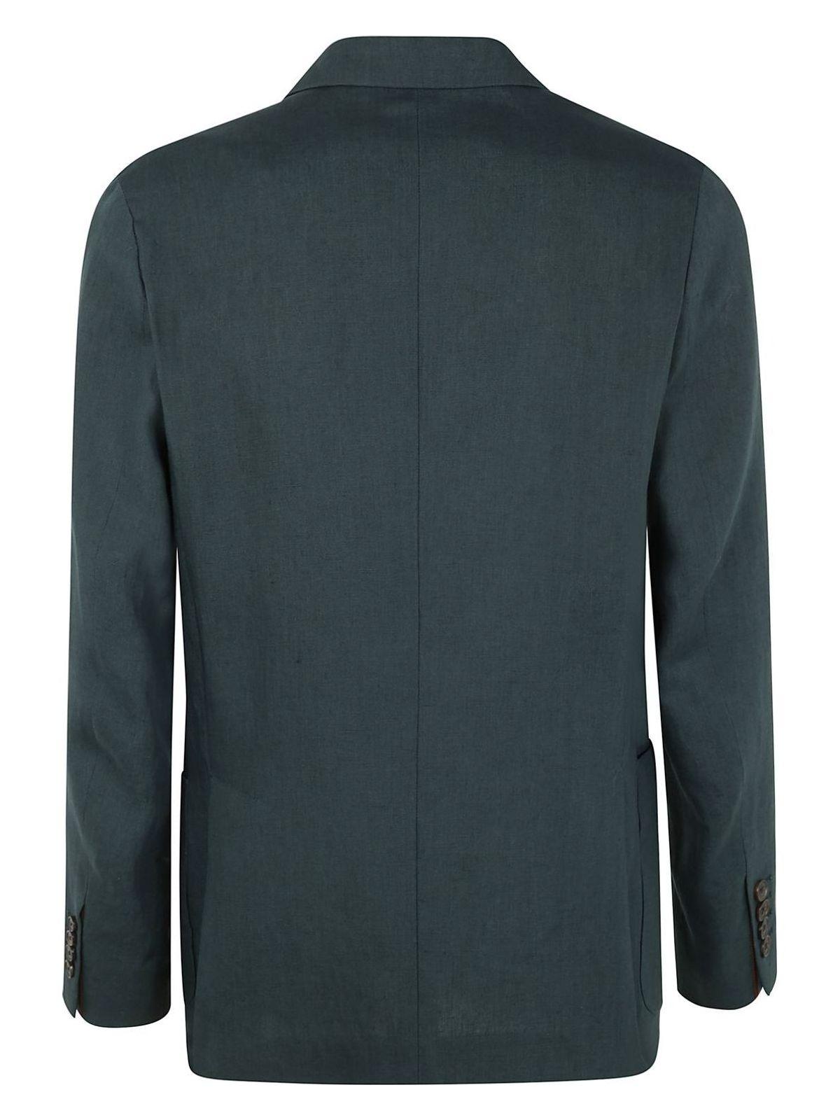 Paul Smith Men's 2 Button Jacket in Green