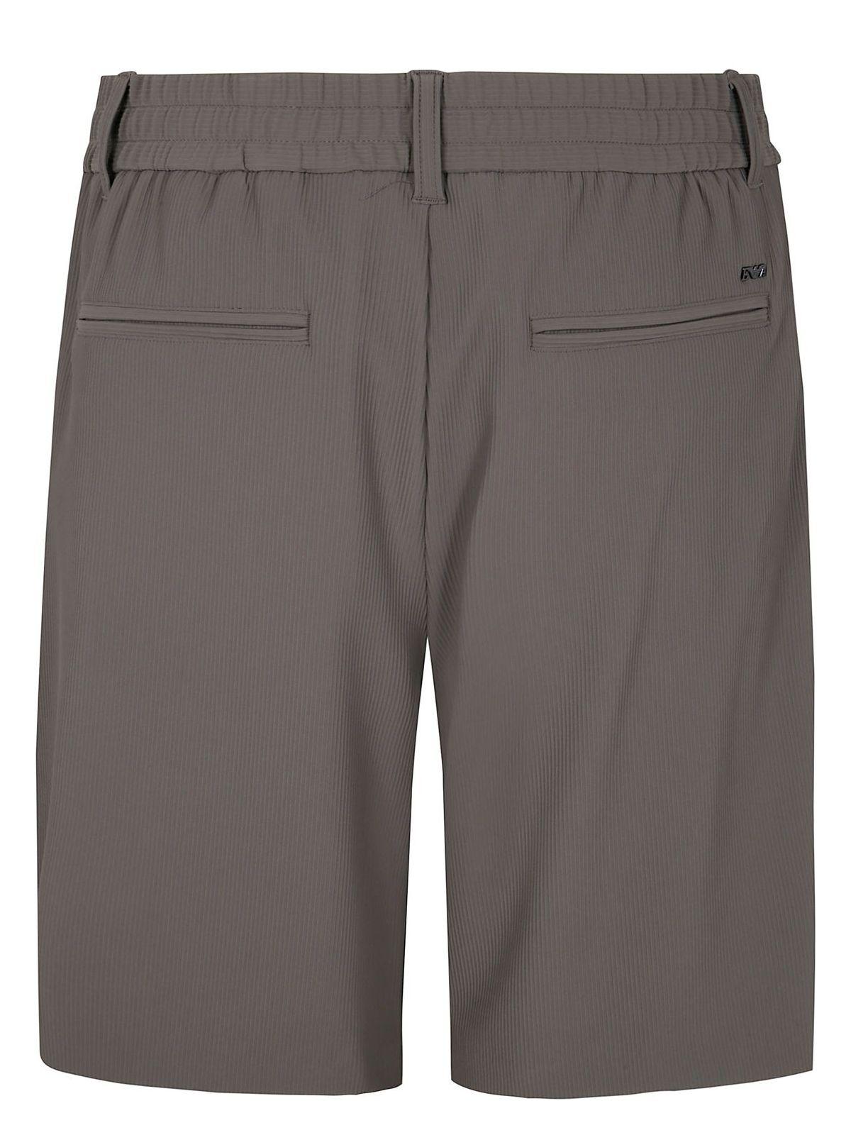 Emporio Armani Men's Bermuda Trousers Shorts in Brown