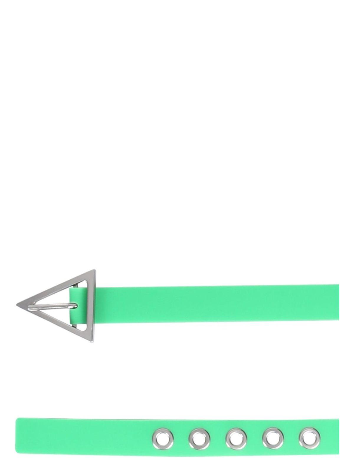Bottega Veneta Men's Belt in Green